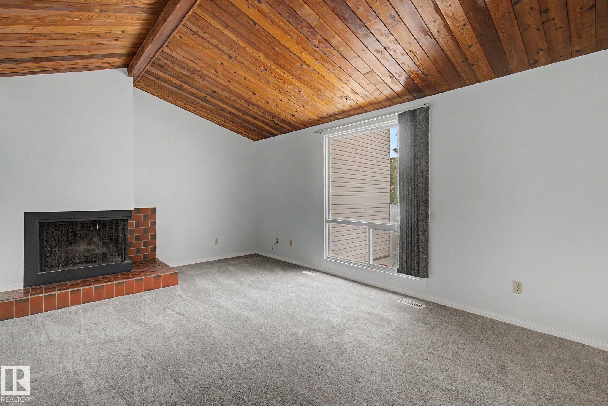 14541 121 Street Nw, Edmonton, AB - Indoor With Fireplace