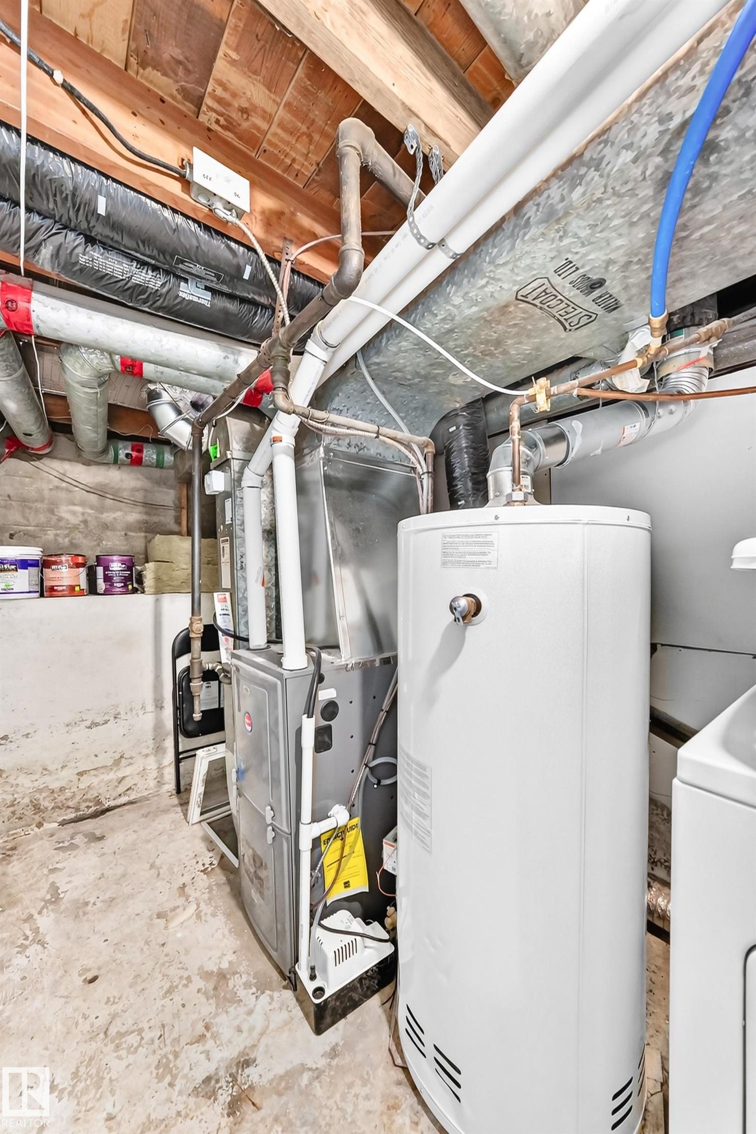 12253 94 Street Nw, Edmonton, AB - Indoor Photo Showing Basement