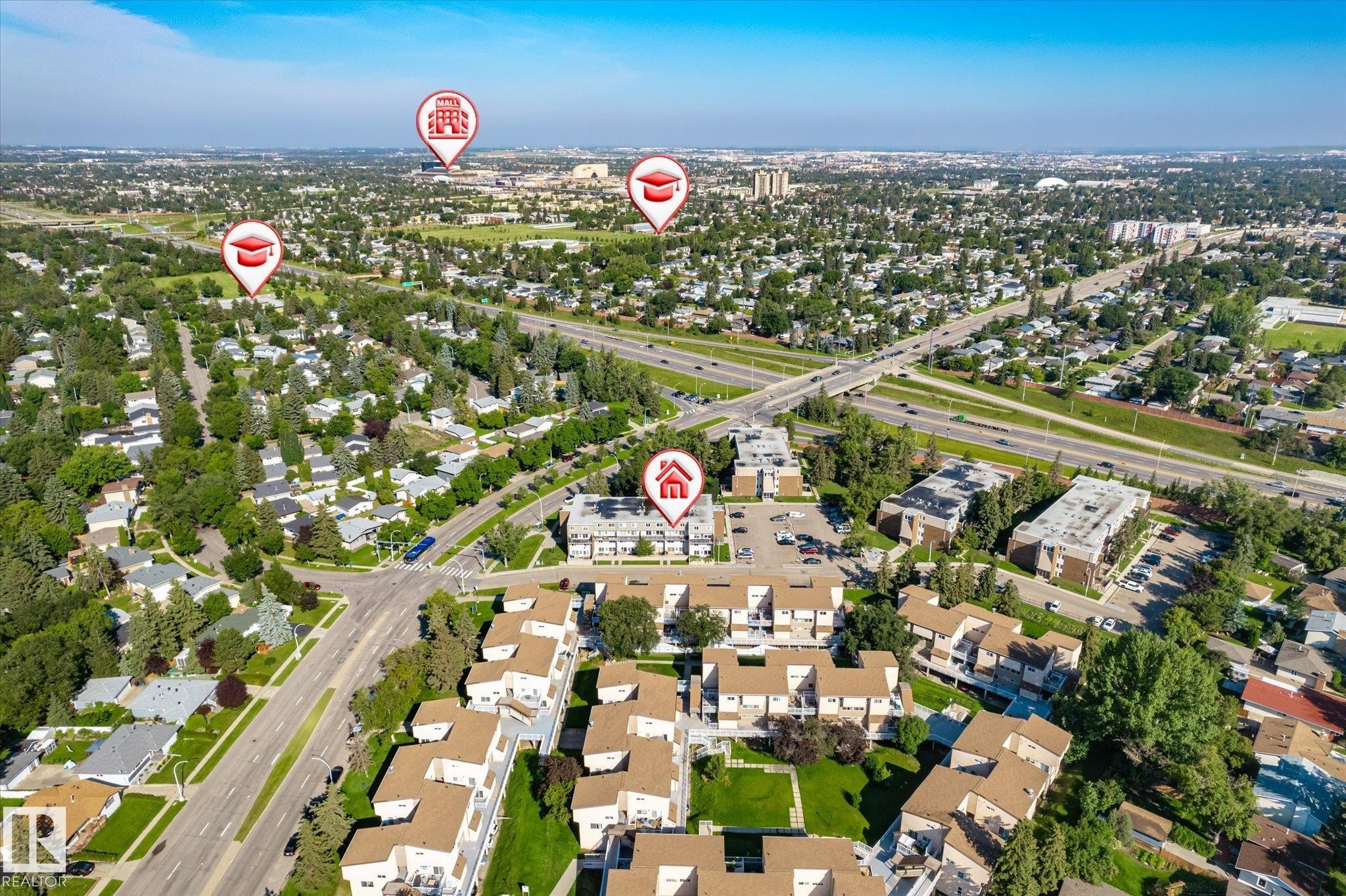 #104 7805 159 St Nw, Edmonton, AB - Outdoor With View