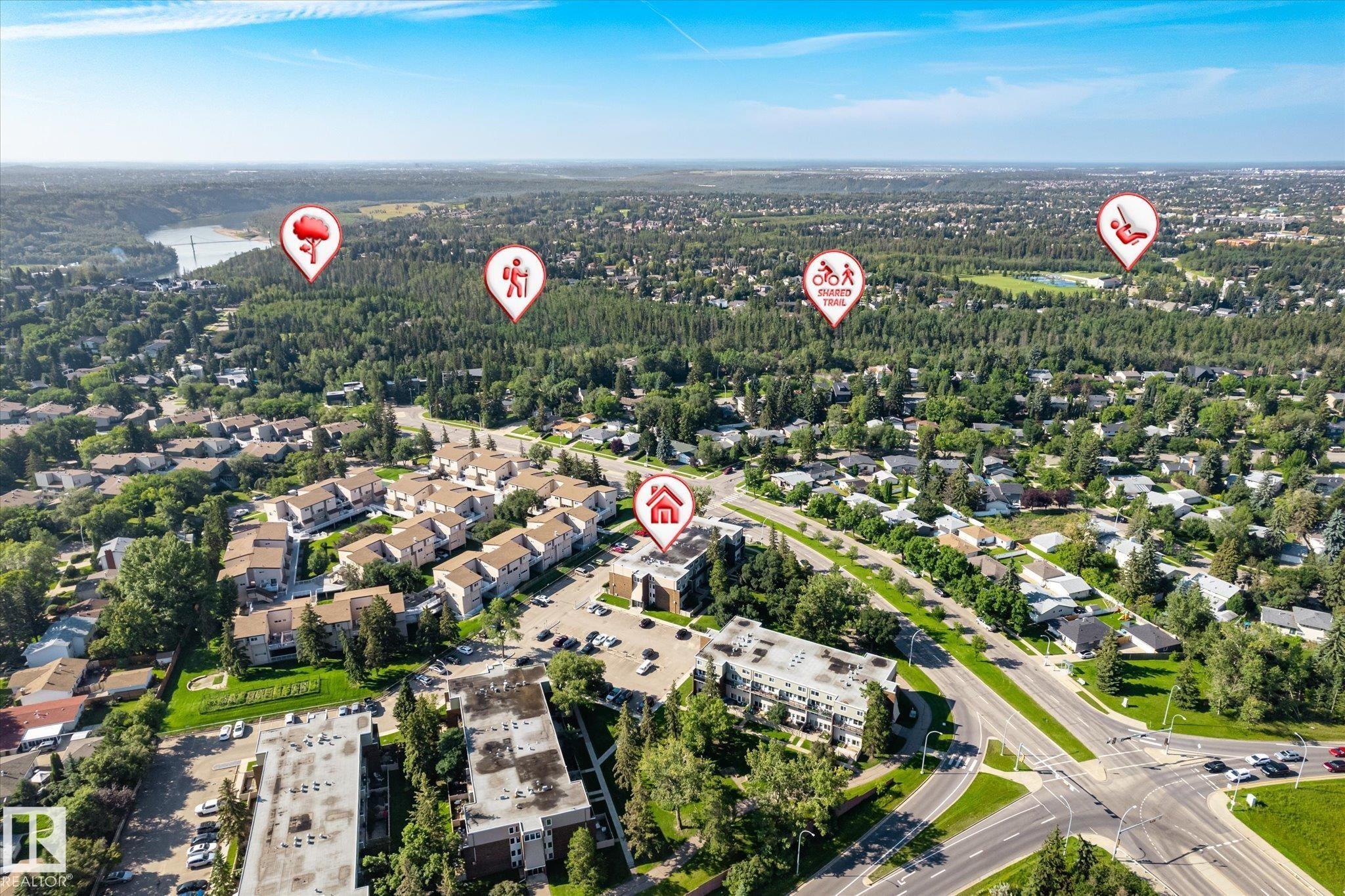 #104 7805 159 St Nw, Edmonton, AB - Outdoor With View