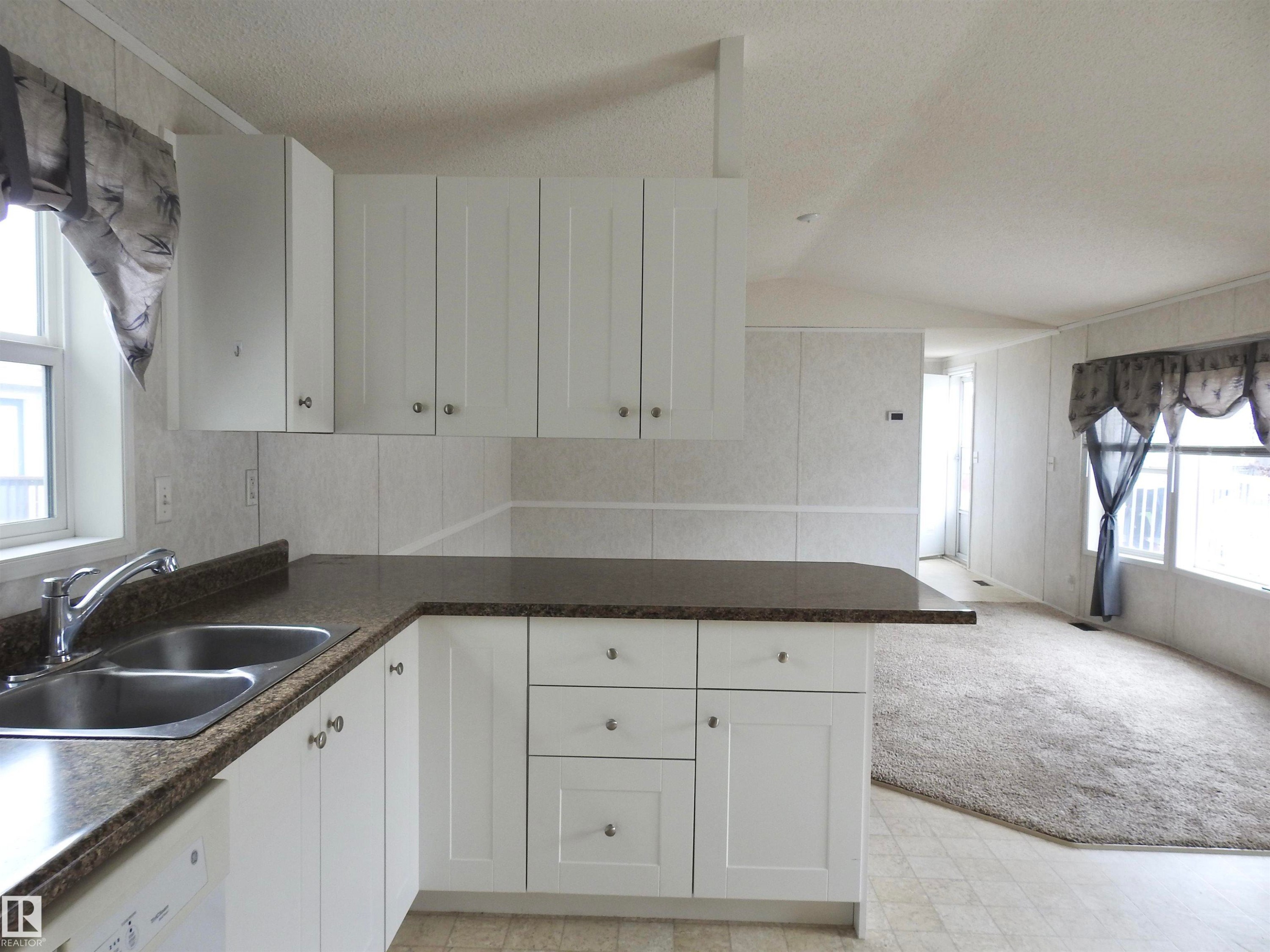 218 Oak Wood Drive Northwest, Edmonton, AB - Indoor Photo Showing Kitchen With Double Sink