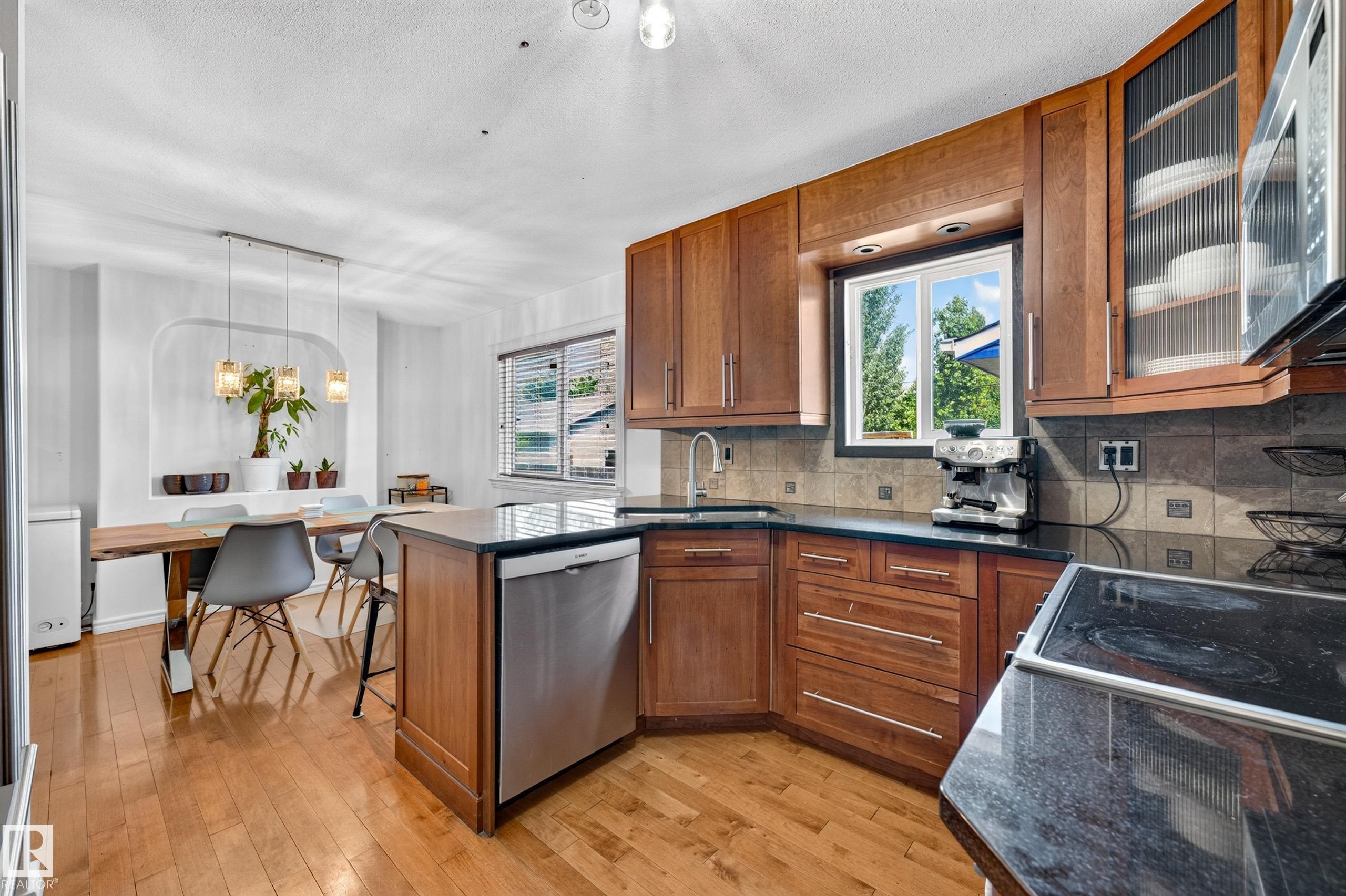 14804 95 Avenue Nw, Edmonton, AB - Indoor Photo Showing Kitchen