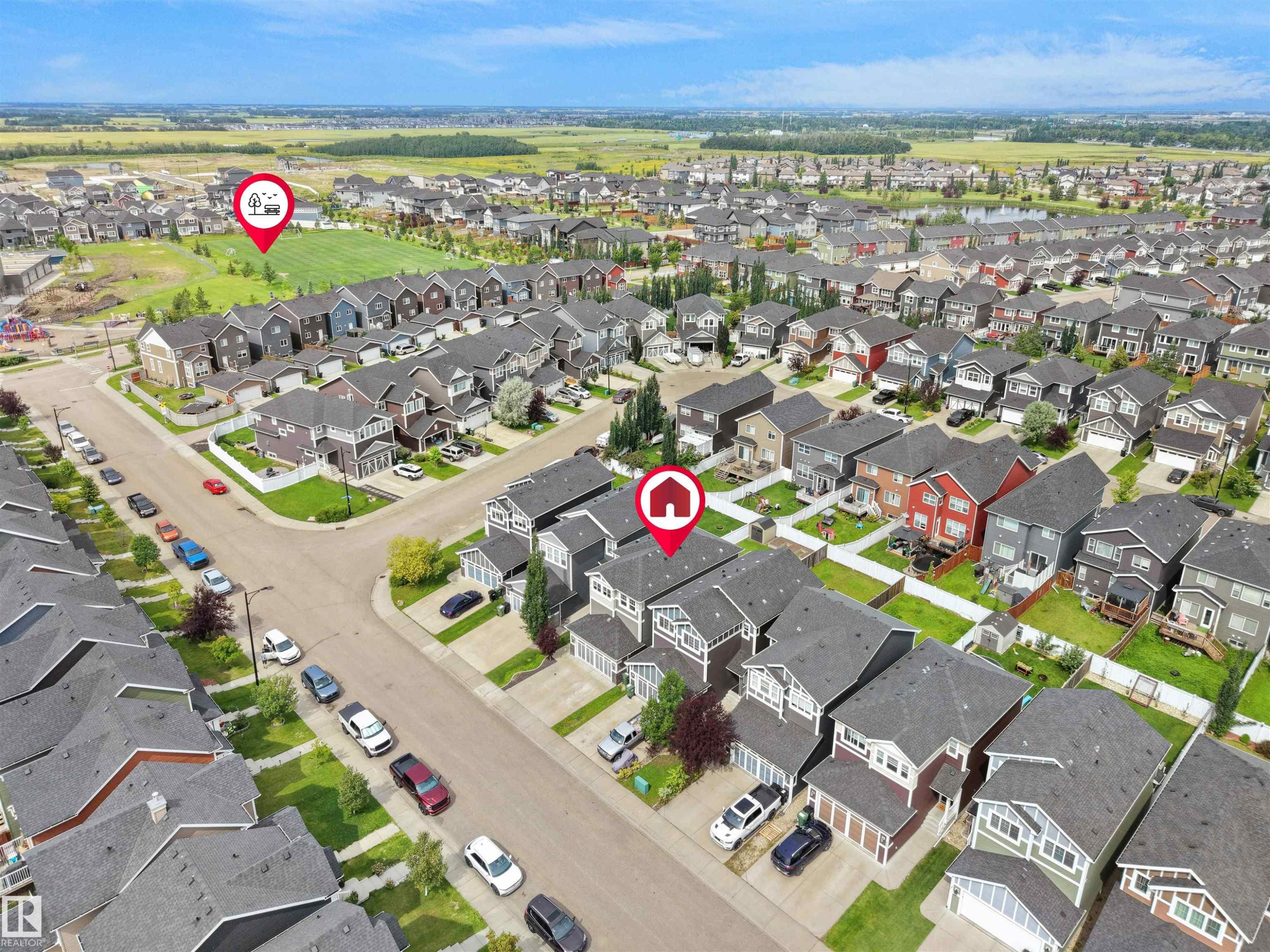 428 Simpkins Link, Leduc, AB - With View