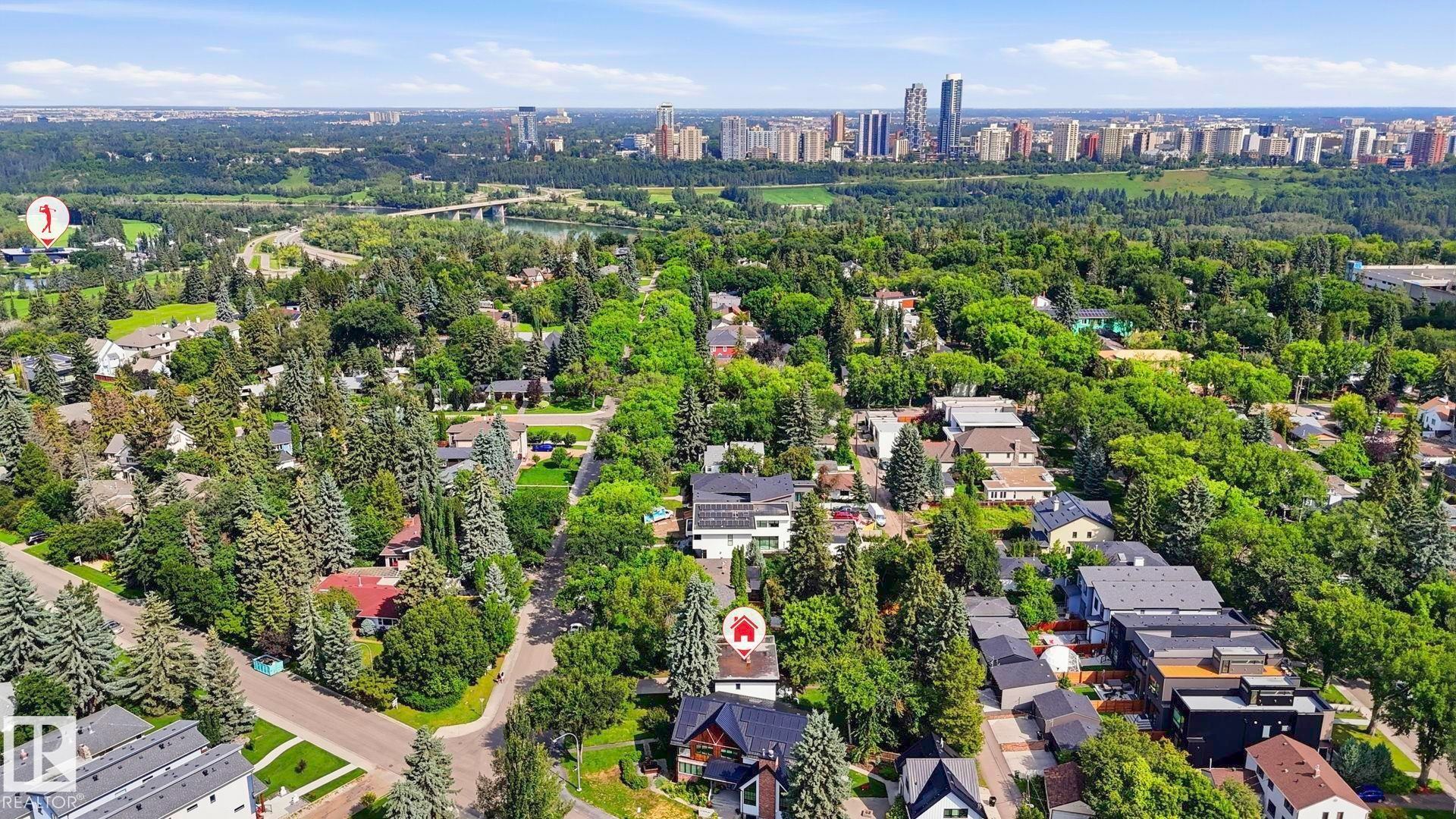9107 118 Street Nw, Edmonton, AB - Outdoor With View