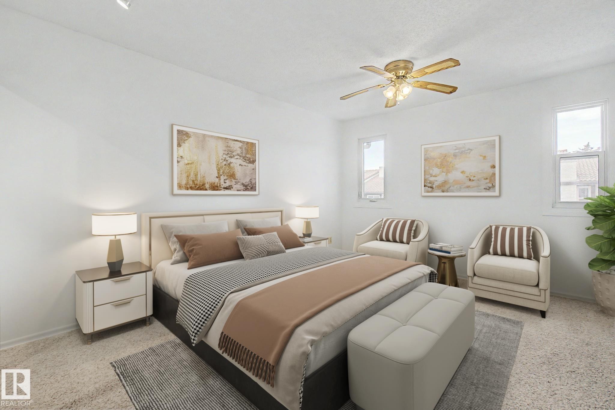 2932 36 Street Nw, Edmonton, AB - Indoor Photo Showing Bedroom