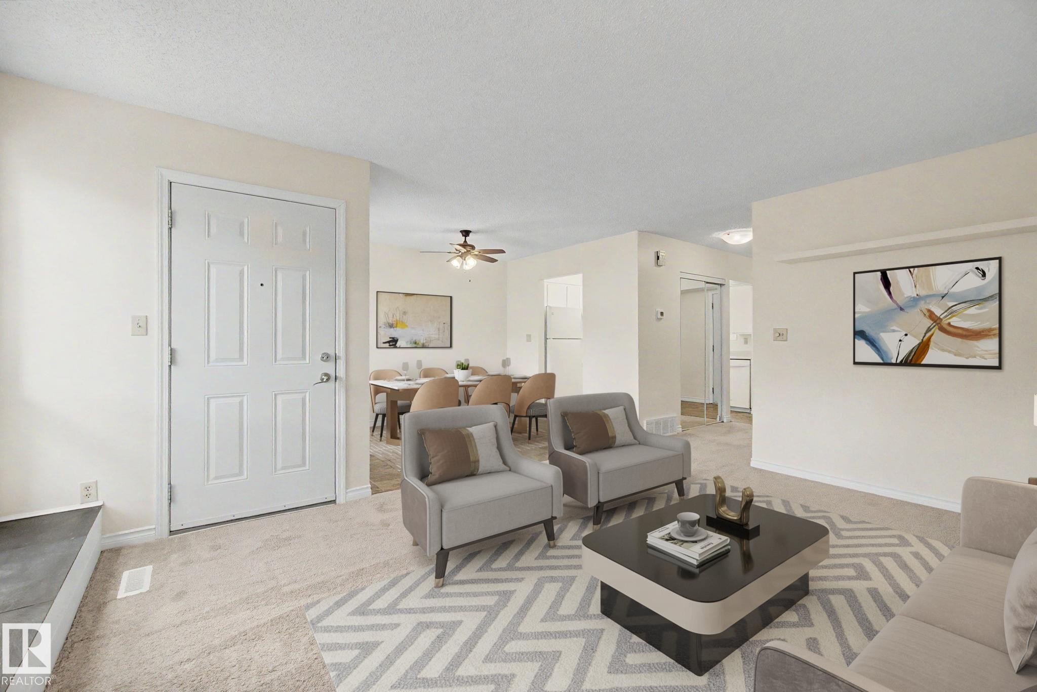 2932 36 Street Nw, Edmonton, AB - Indoor Photo Showing Living Room