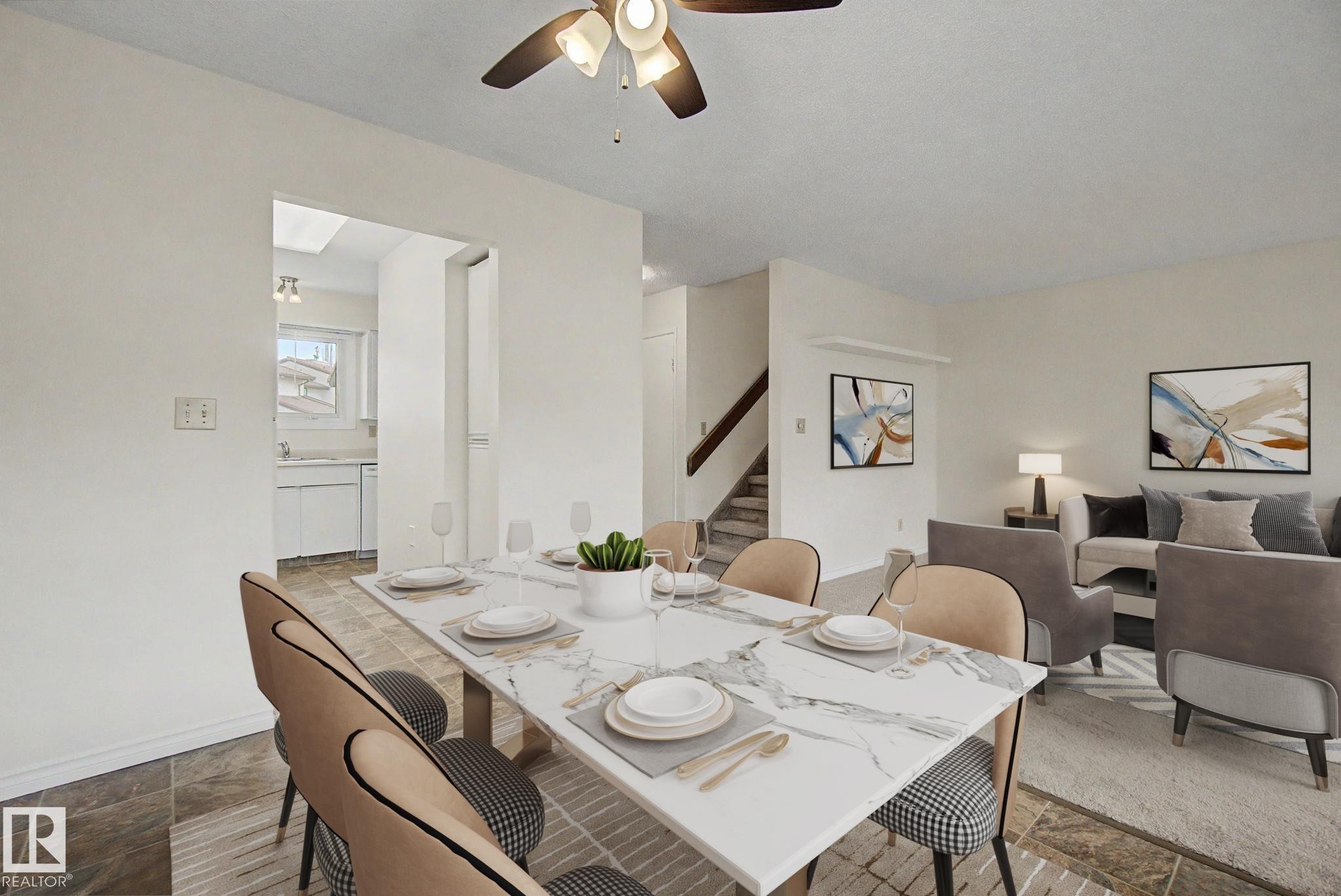 2932 36 Street Nw, Edmonton, AB - Indoor Photo Showing Dining Room