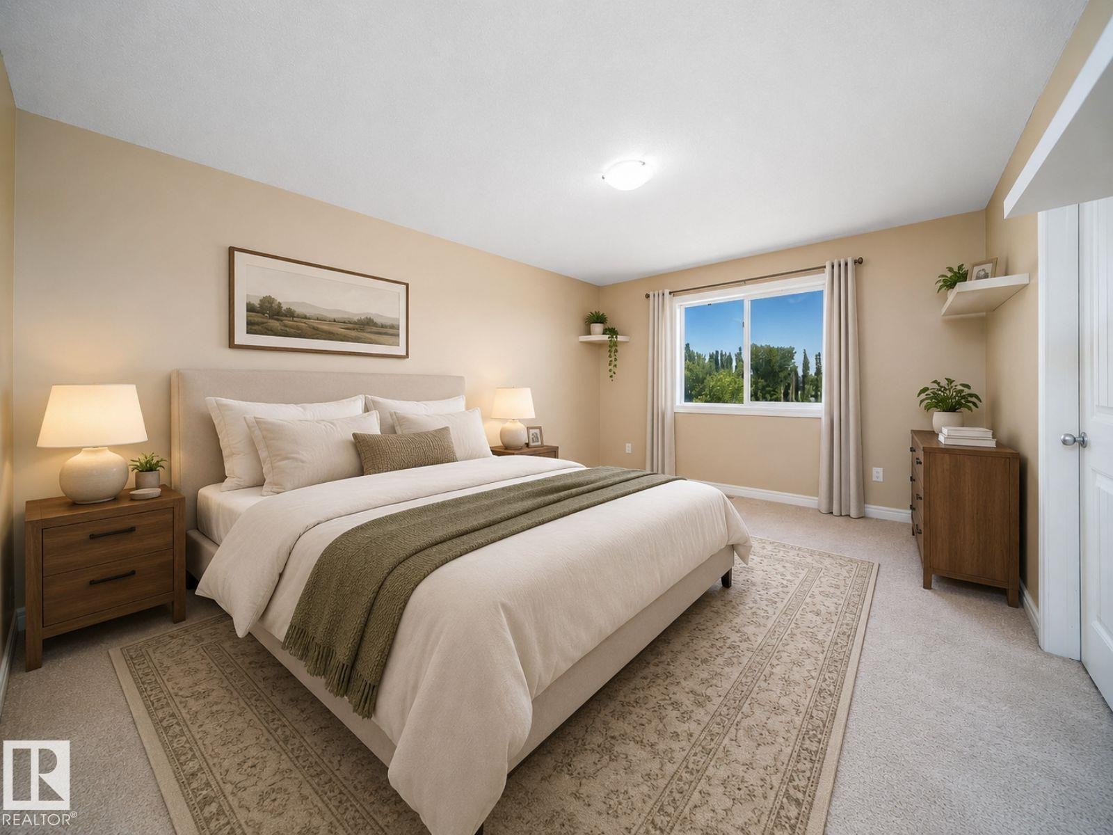 #46 15151 43 St Nw, Edmonton, AB - Indoor Photo Showing Bedroom