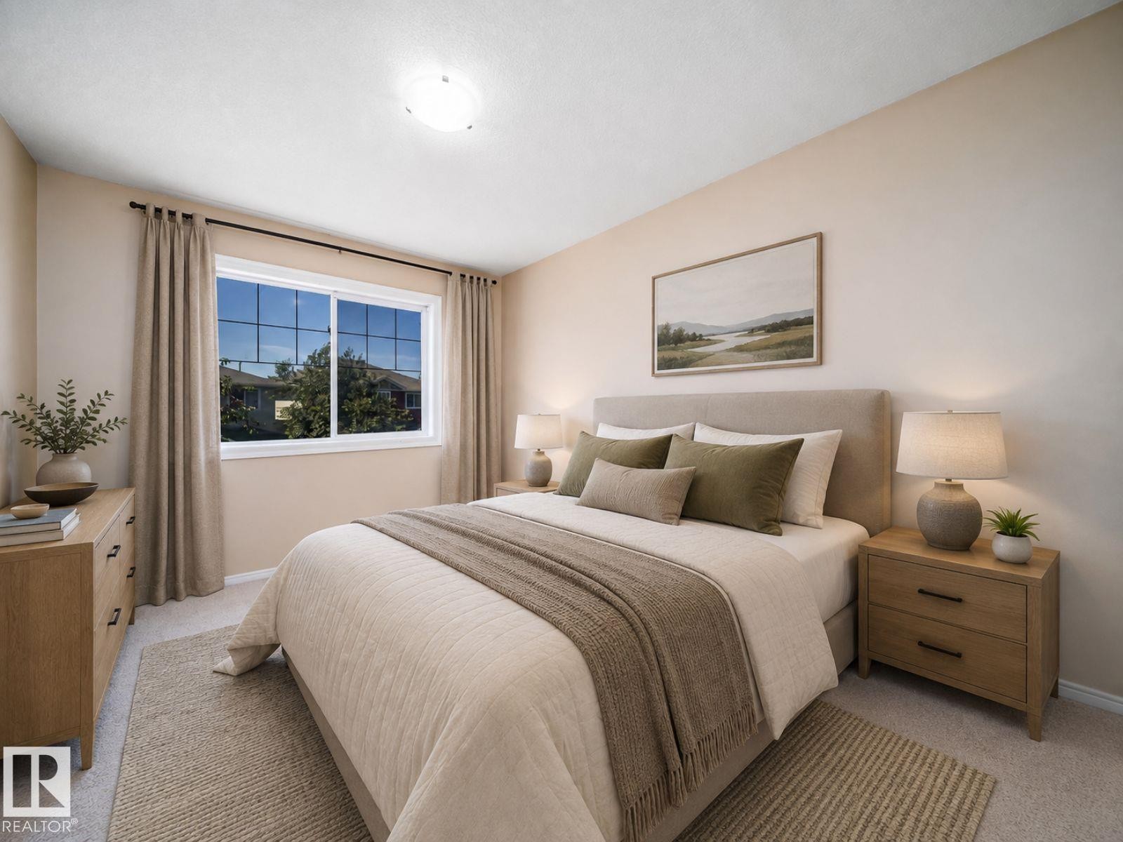 #46 15151 43 St Nw, Edmonton, AB - Indoor Photo Showing Bedroom