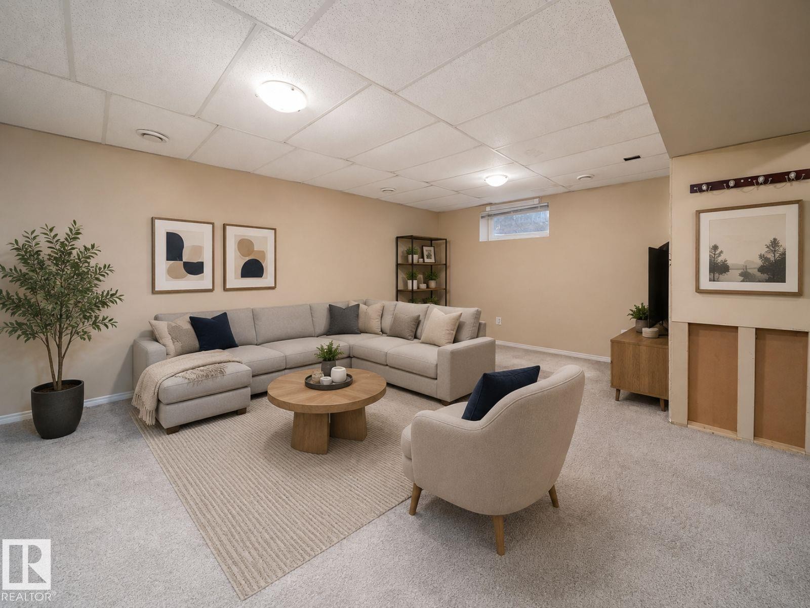 #46 15151 43 St Nw, Edmonton, AB - Indoor Photo Showing Basement