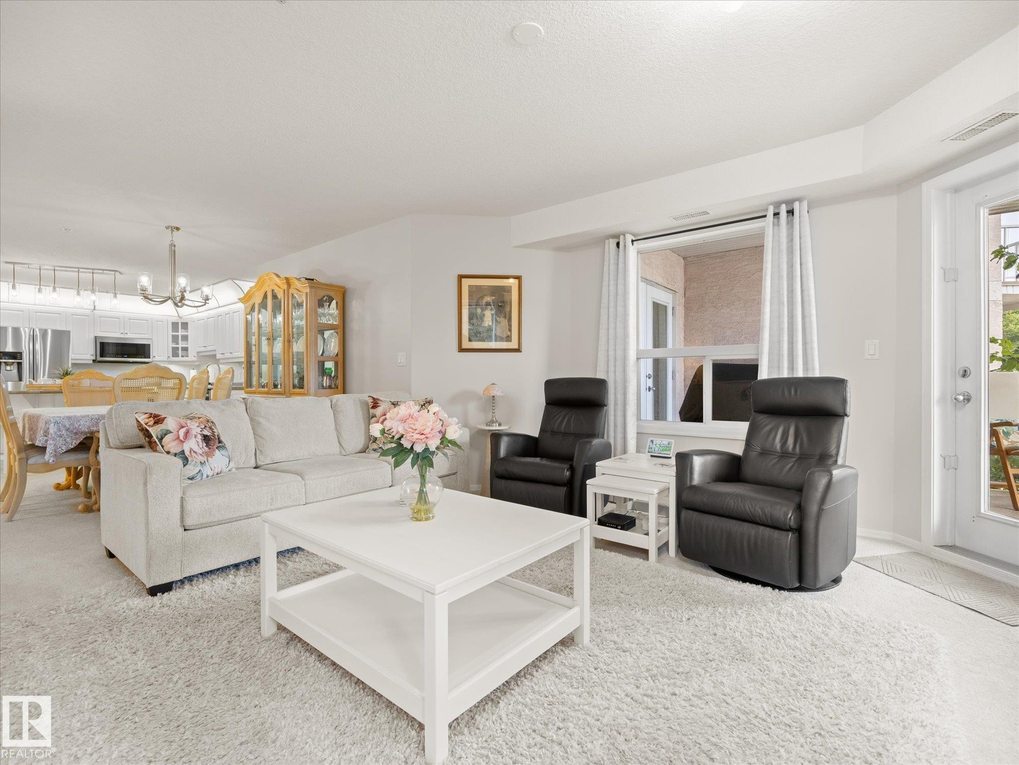 #223 9008 99 Av Nw, Edmonton, AB - Indoor Photo Showing Living Room