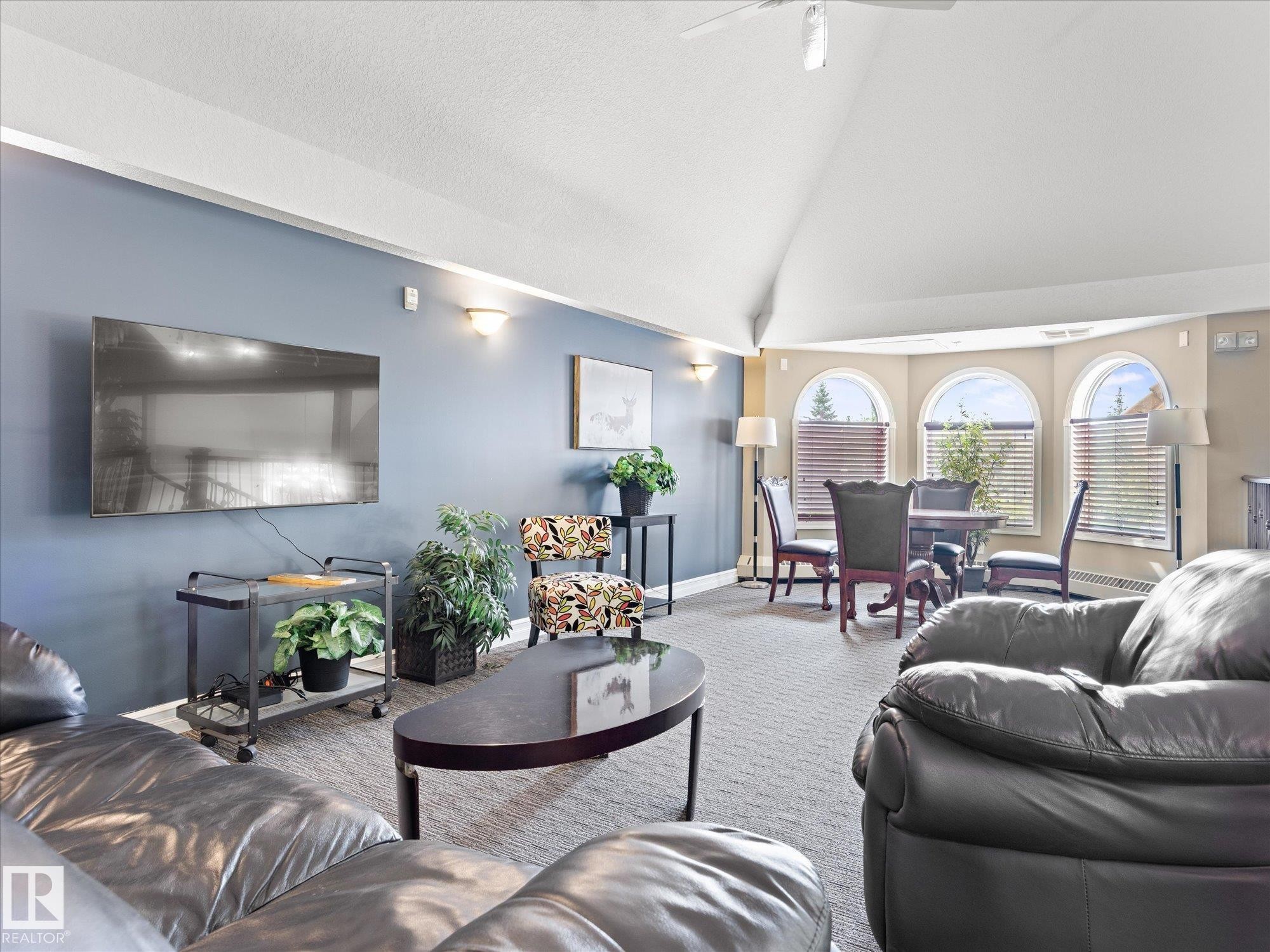 #223 9008 99 Av Nw, Edmonton, AB - Indoor Photo Showing Living Room