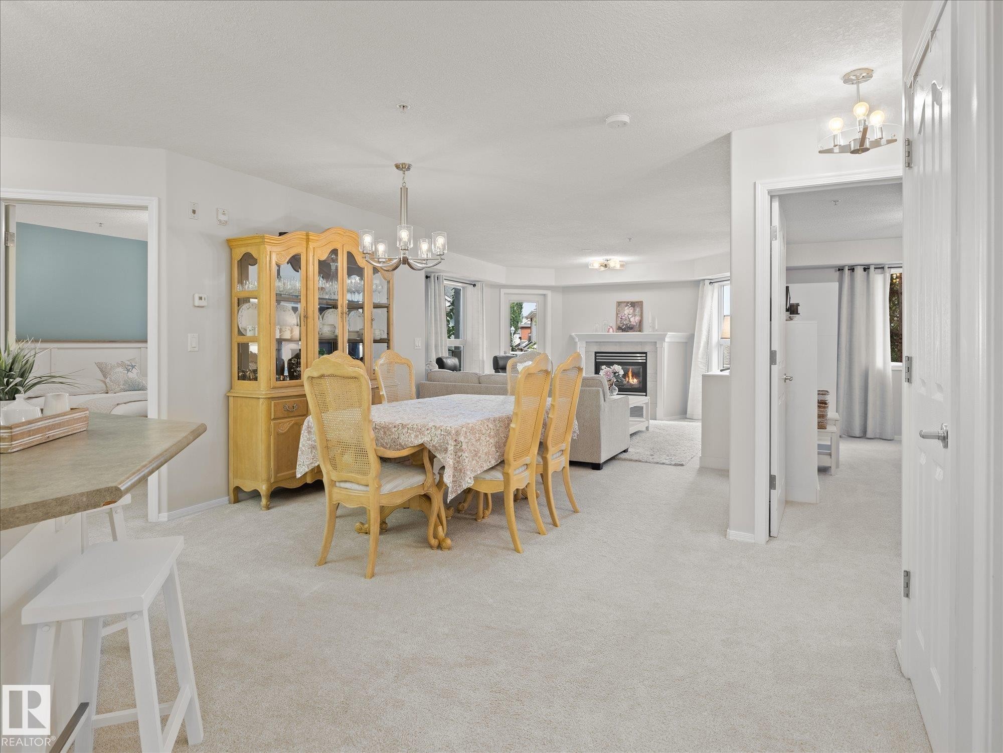 #223 9008 99 Av Nw, Edmonton, AB - Indoor Photo Showing Dining Room
