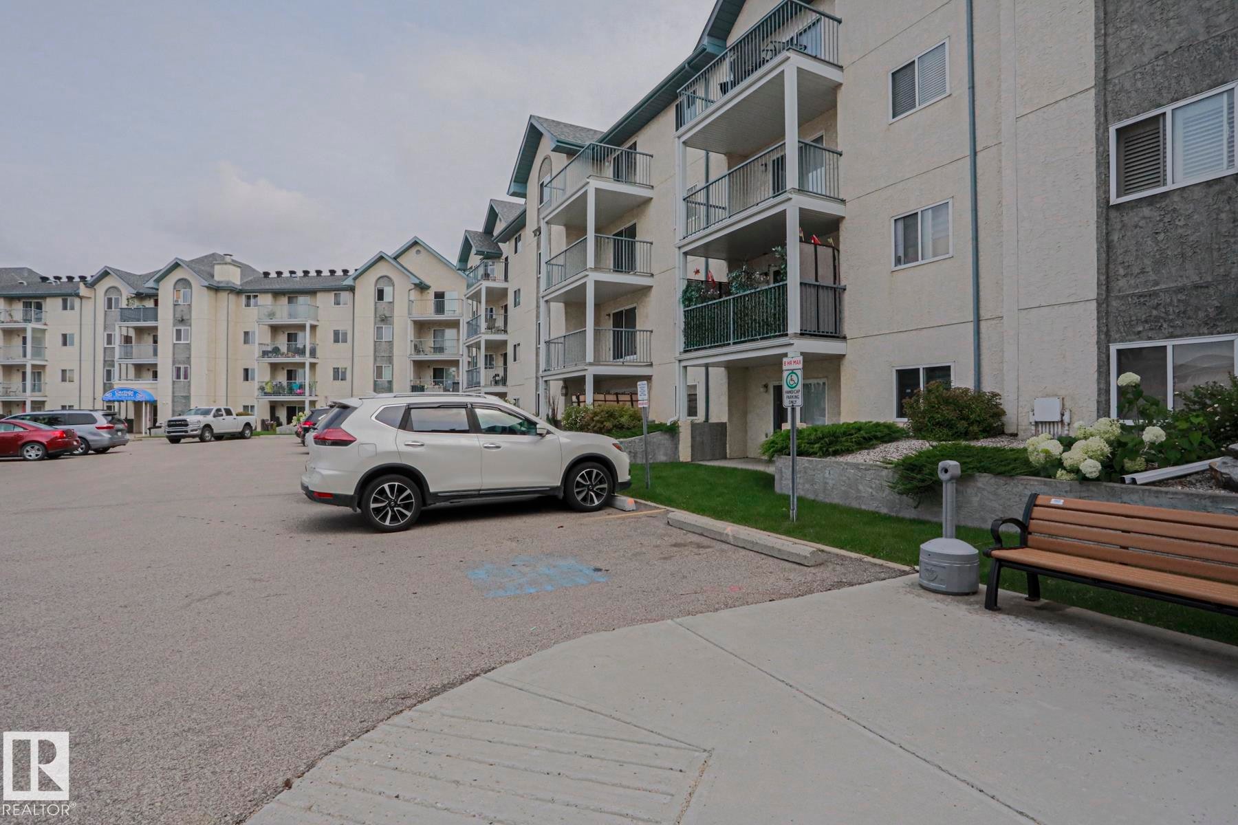 #208 6710 158 Av Nw, Edmonton, AB - Outdoor With Balcony With Facade