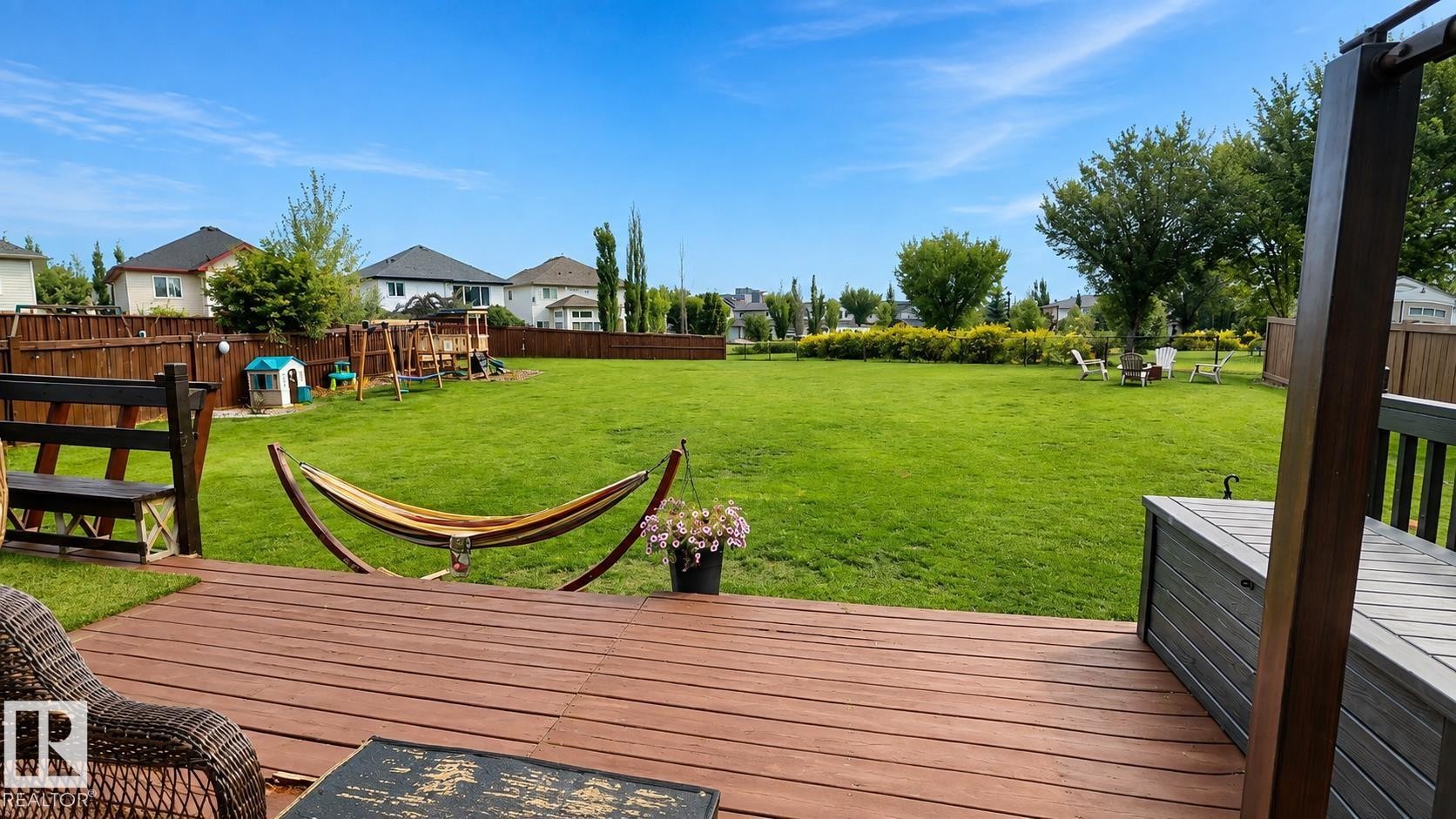 1303 117St Sw, Edmonton, AB - Outdoor With Deck Patio Veranda With Backyard