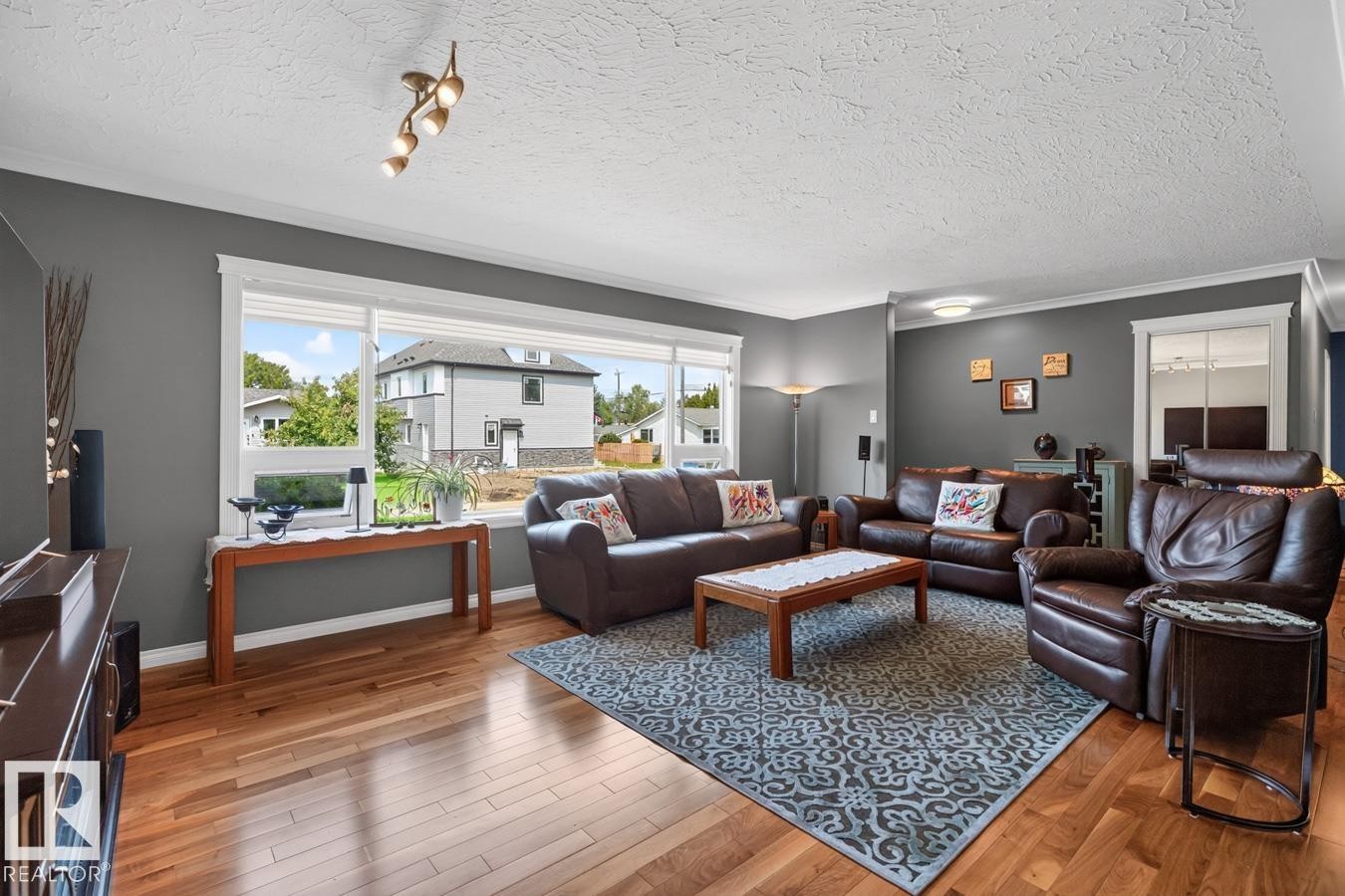 7607 75 Avenue Nw, Edmonton, AB - Indoor Photo Showing Living Room