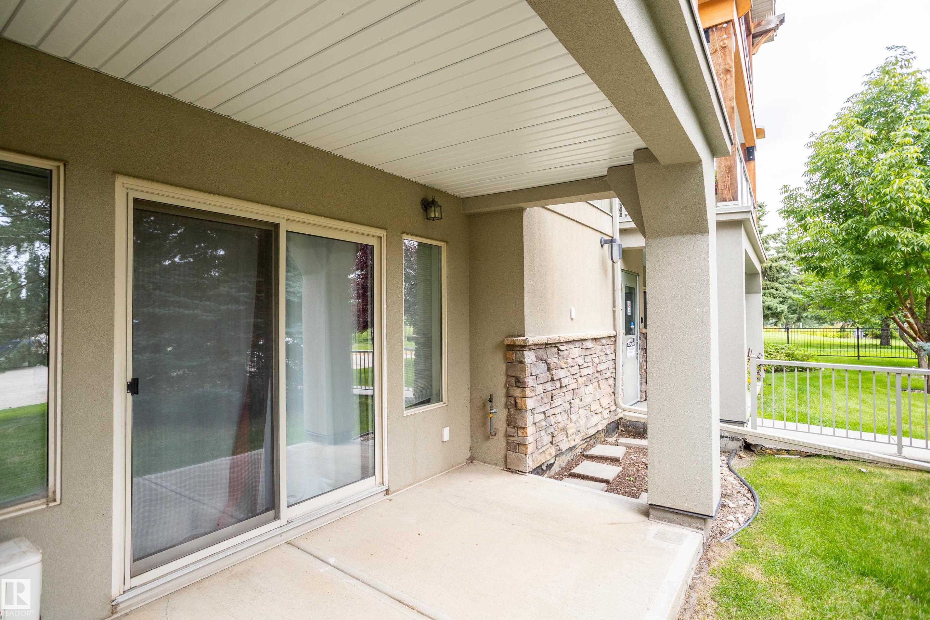 #108 278 Suder Greens Dr Nw, Edmonton, AB - Outdoor With Deck Patio Veranda With Exterior