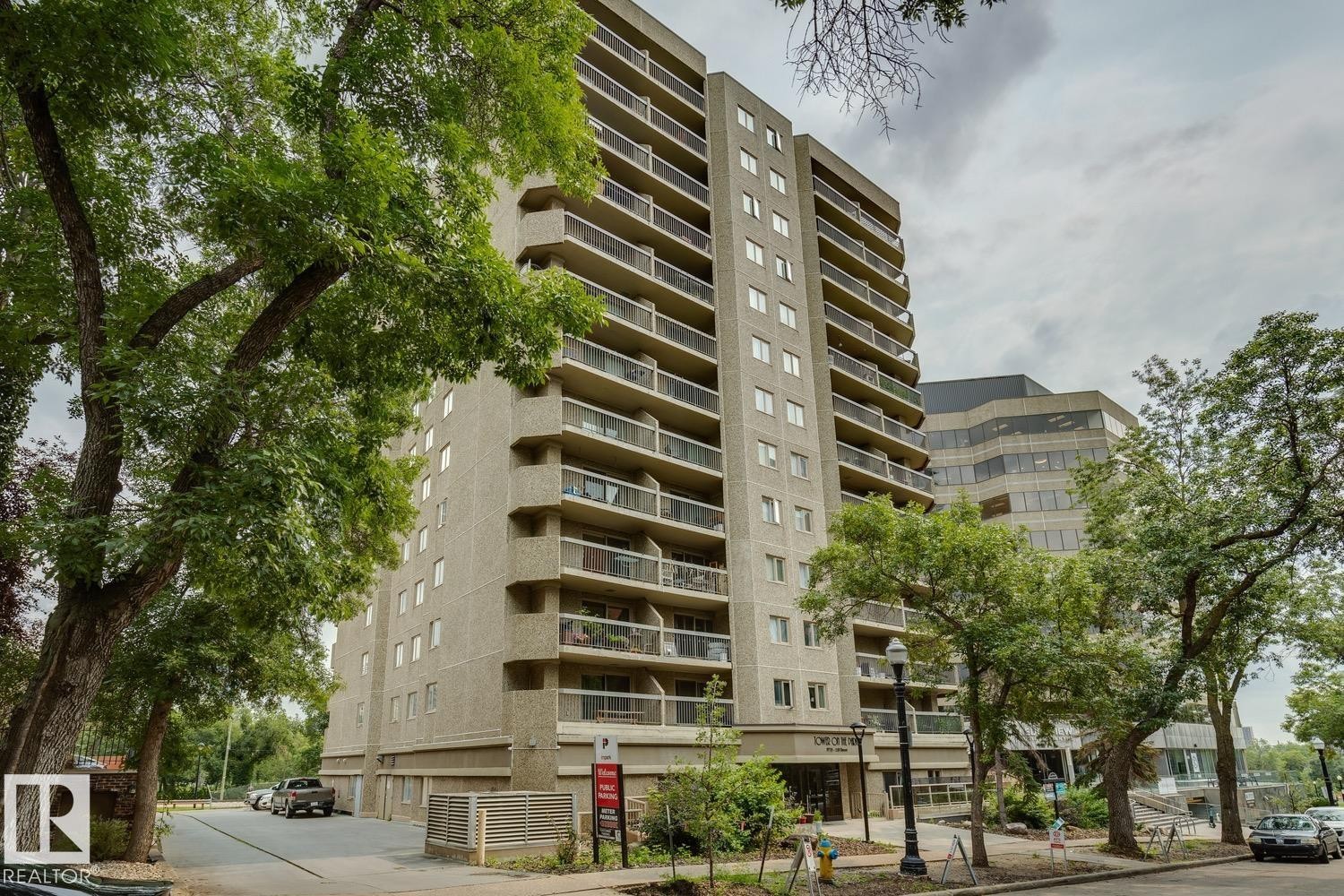 #408 9715 110 St Nw, Edmonton, AB - Outdoor With Facade