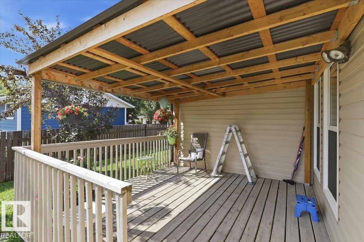 128 Green Ash Drive, Wetaskiwin, AB - Outdoor With Deck Patio Veranda With Exterior