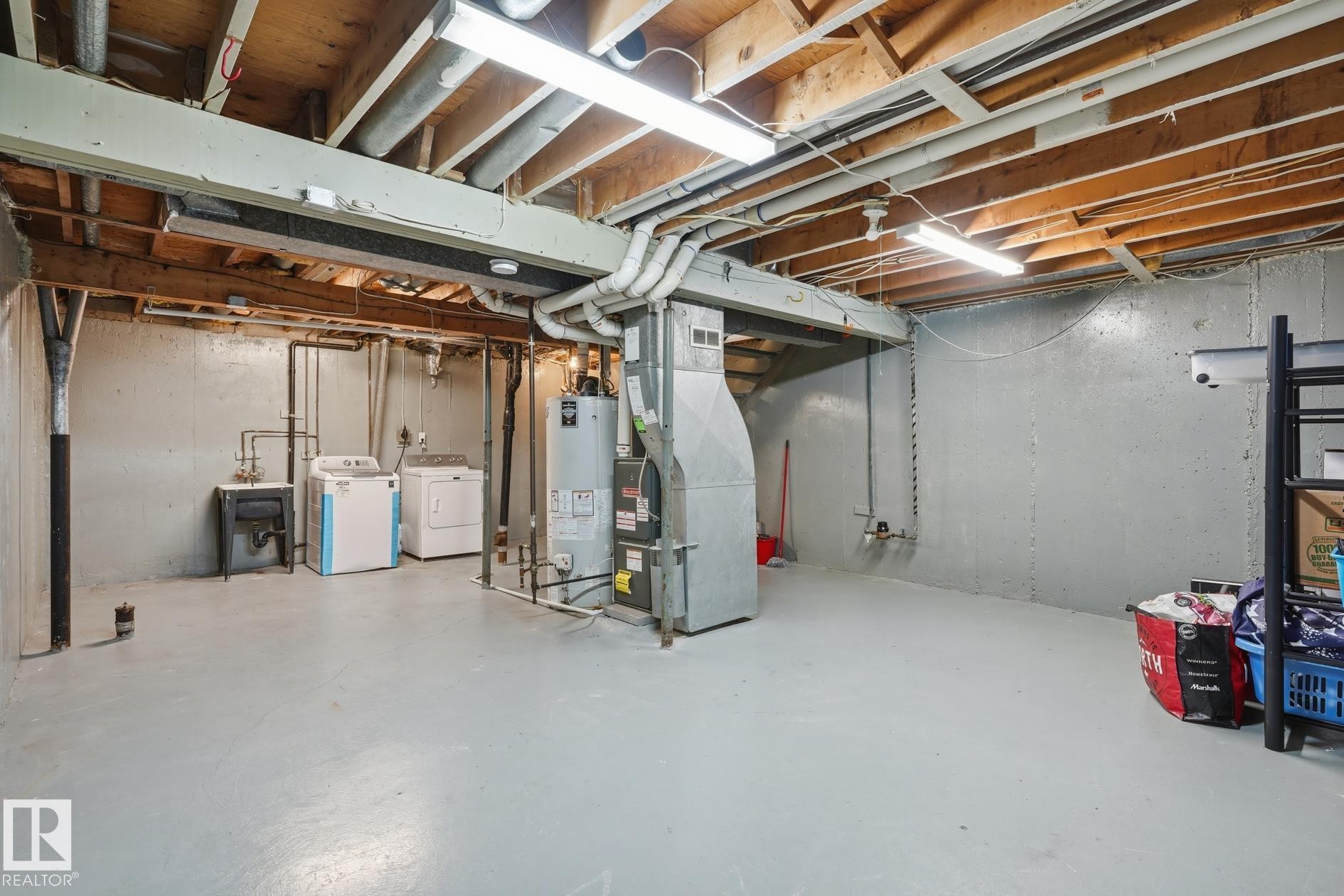 248 Dickinsfield Crest Nw, Edmonton, AB - Indoor Photo Showing Basement