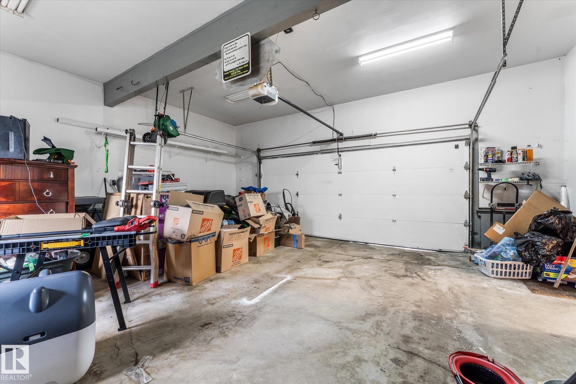 3 Windermere Drive, Spruce Grove, AB - Indoor Photo Showing Garage