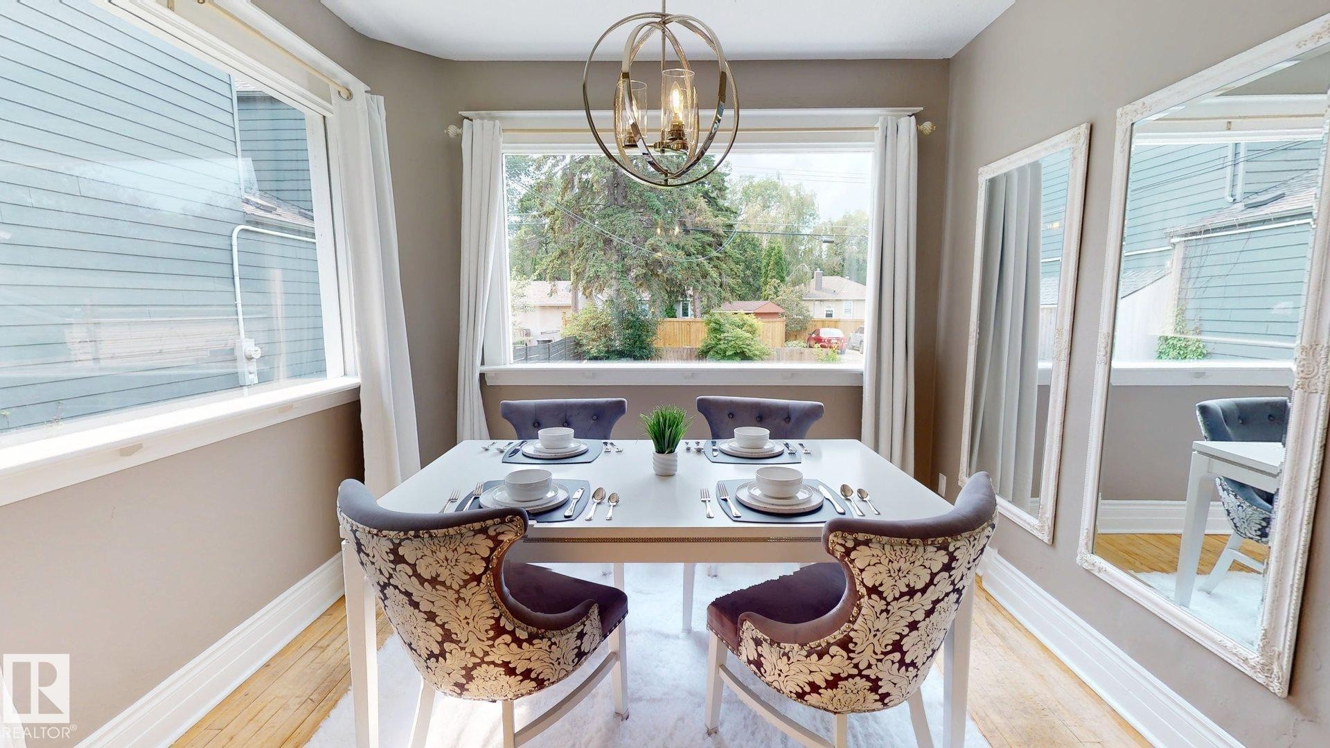 11406 66 Street Nw, Edmonton, AB - Indoor Photo Showing Dining Room