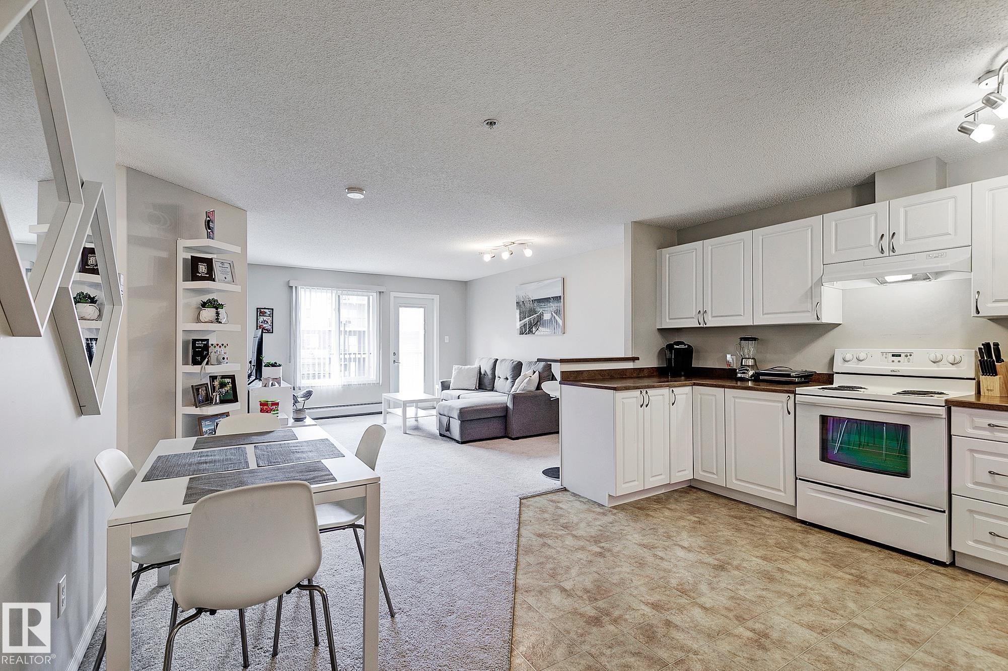 #203 111 Edwards Dr Sw, Edmonton, AB - Indoor Photo Showing Kitchen