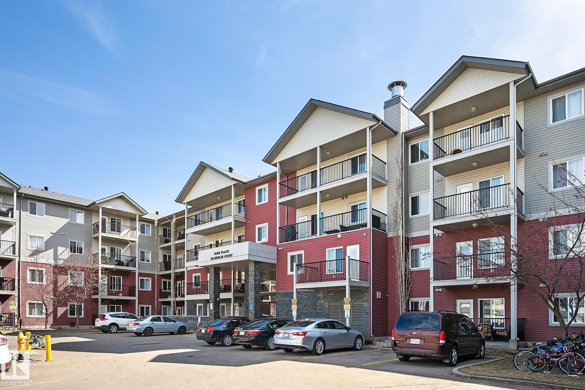 #203 111 Edwards Dr Sw, Edmonton, AB - Outdoor With Balcony With Facade
