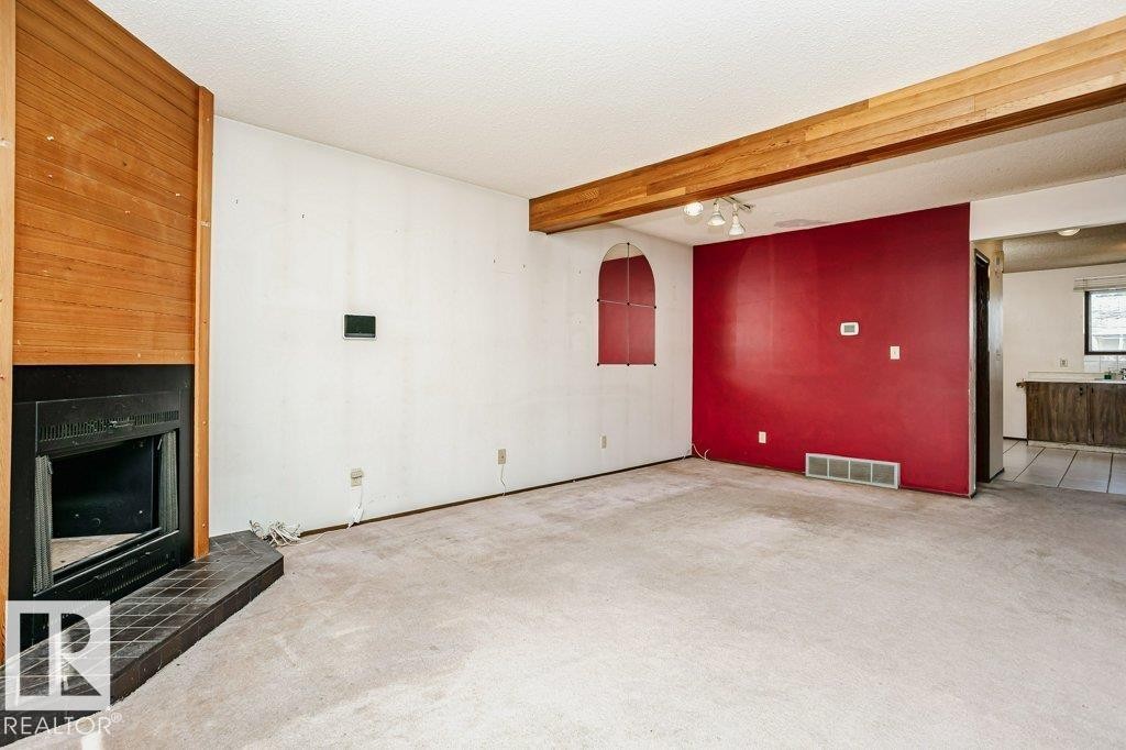 3520 42 Avenue Nw, Edmonton, AB - Indoor With Fireplace