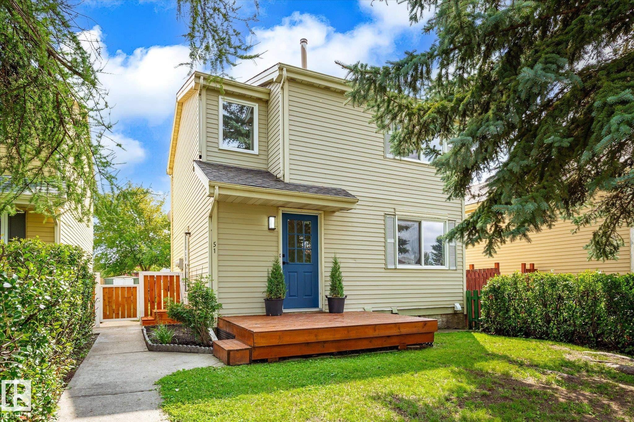 51 Birch Drive, Gibbons, AB - Outdoor With Deck Patio Veranda