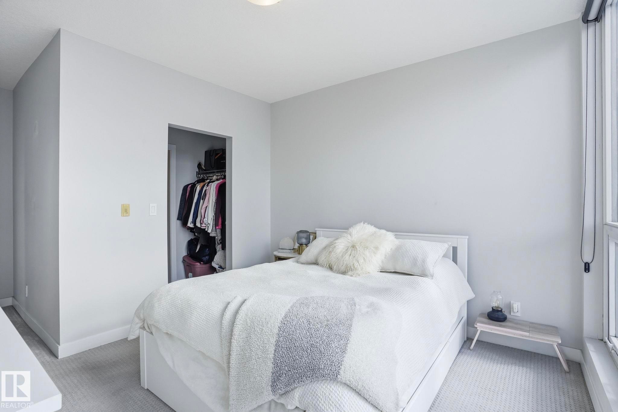 #1307 10238 103 St Nw, Edmonton, AB - Indoor Photo Showing Bedroom