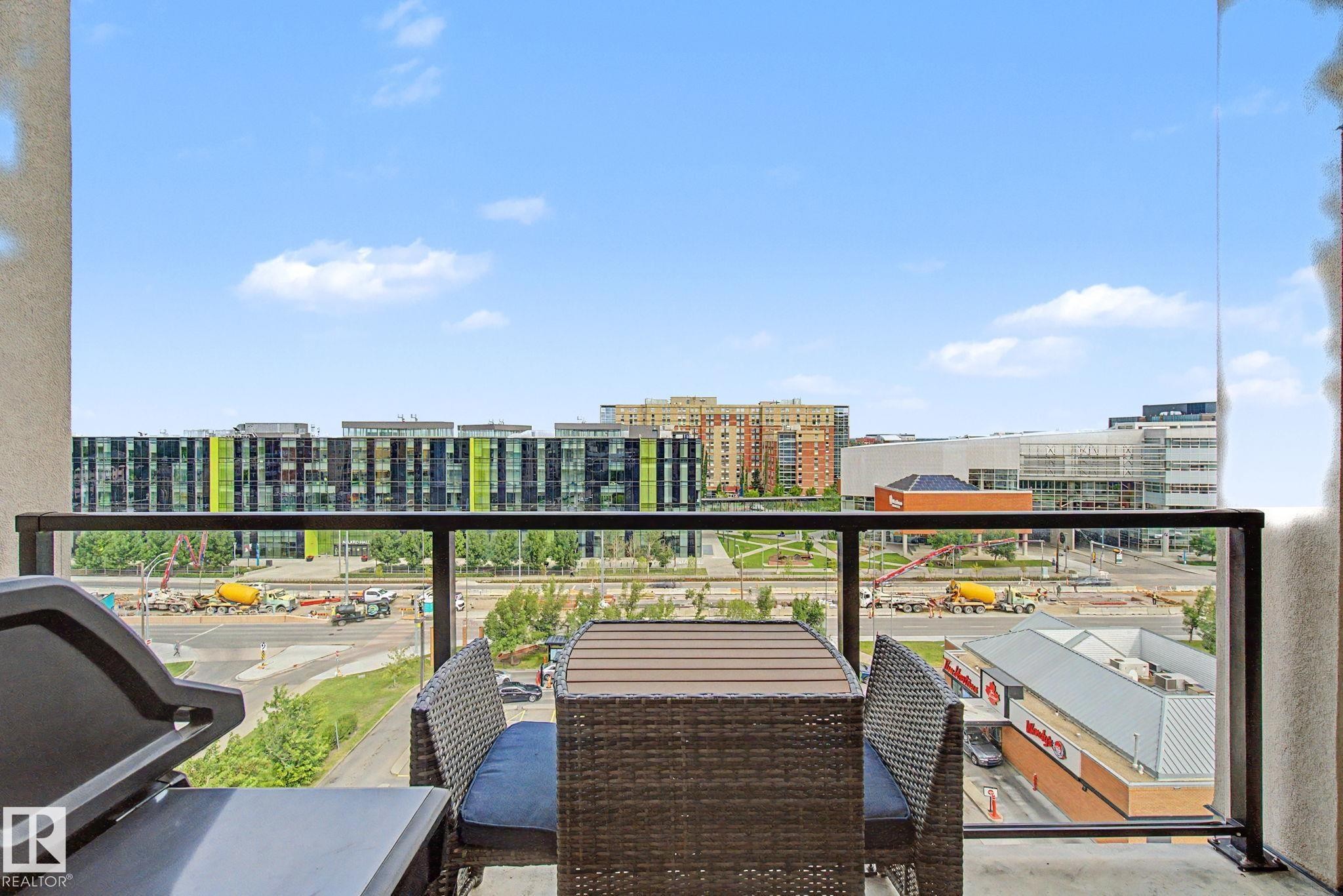 #807 10319 111 St Nw, Edmonton, AB - Outdoor With Balcony