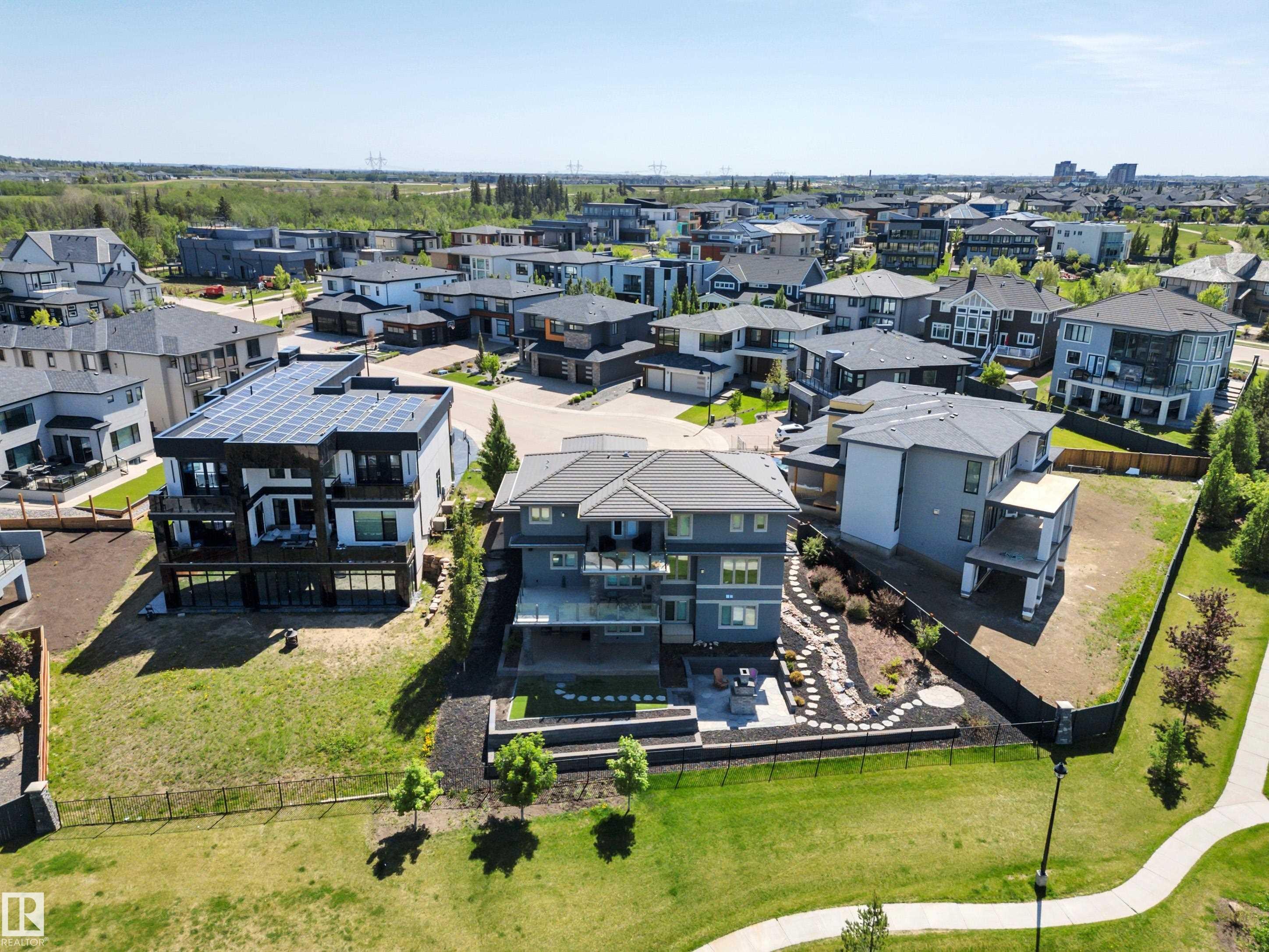 4510 Wingfield Bay Nw, Edmonton, AB - Outdoor With View