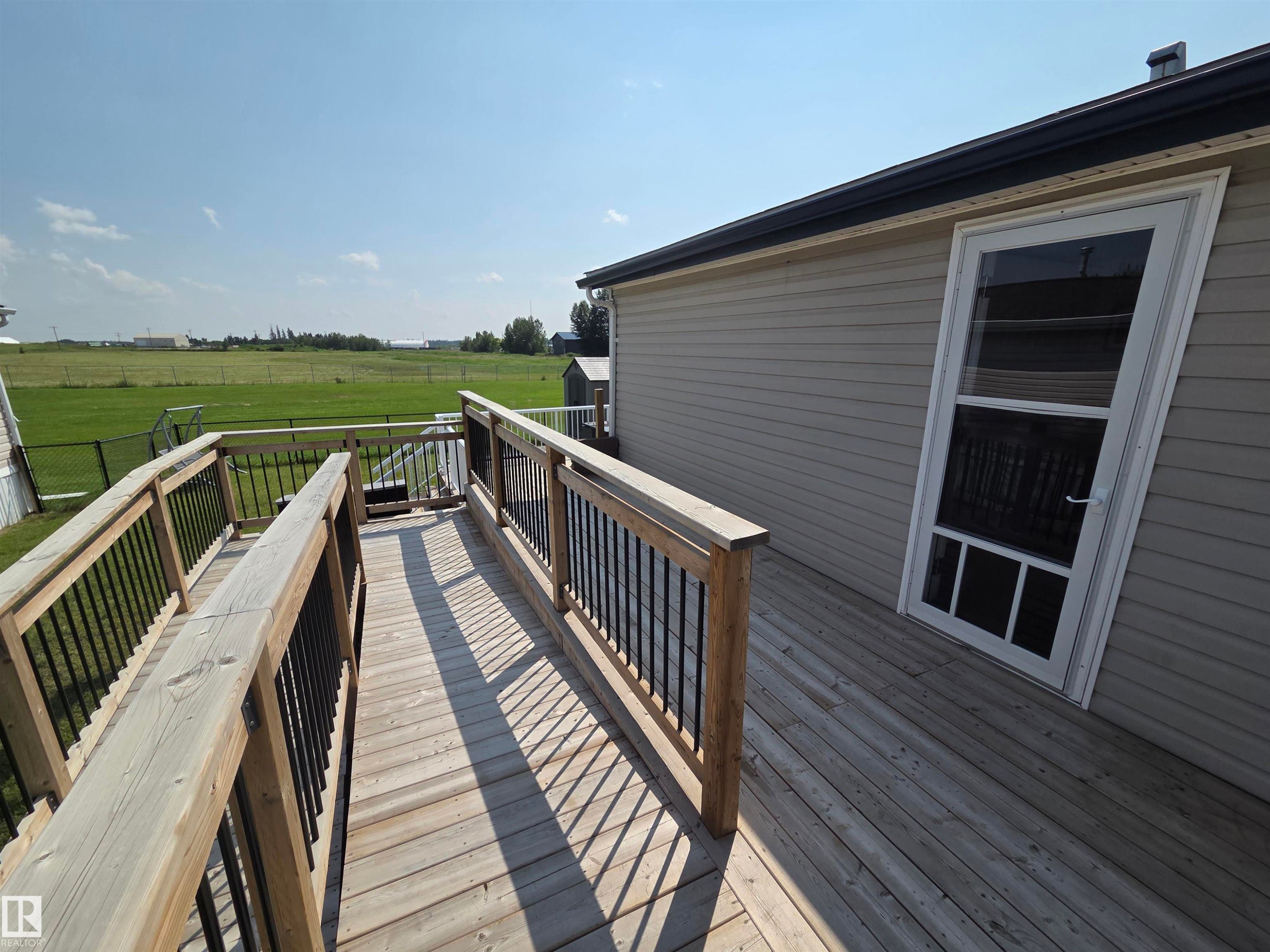 10 Midland Road, Millet, AB - Outdoor With Deck Patio Veranda With Exterior