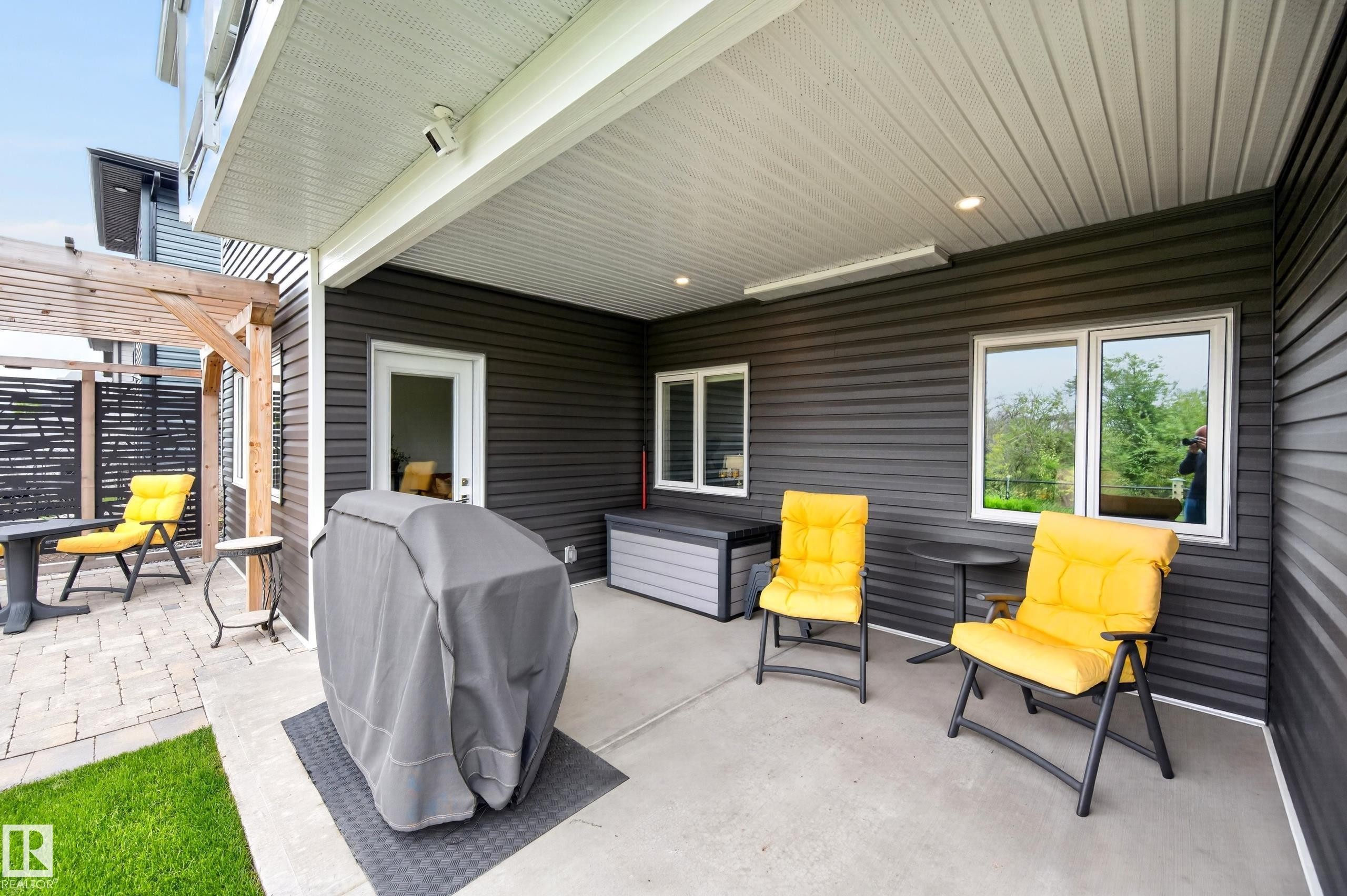 91 Harvest Crescent, Ardrossan, AB - Outdoor With Deck Patio Veranda With Exterior