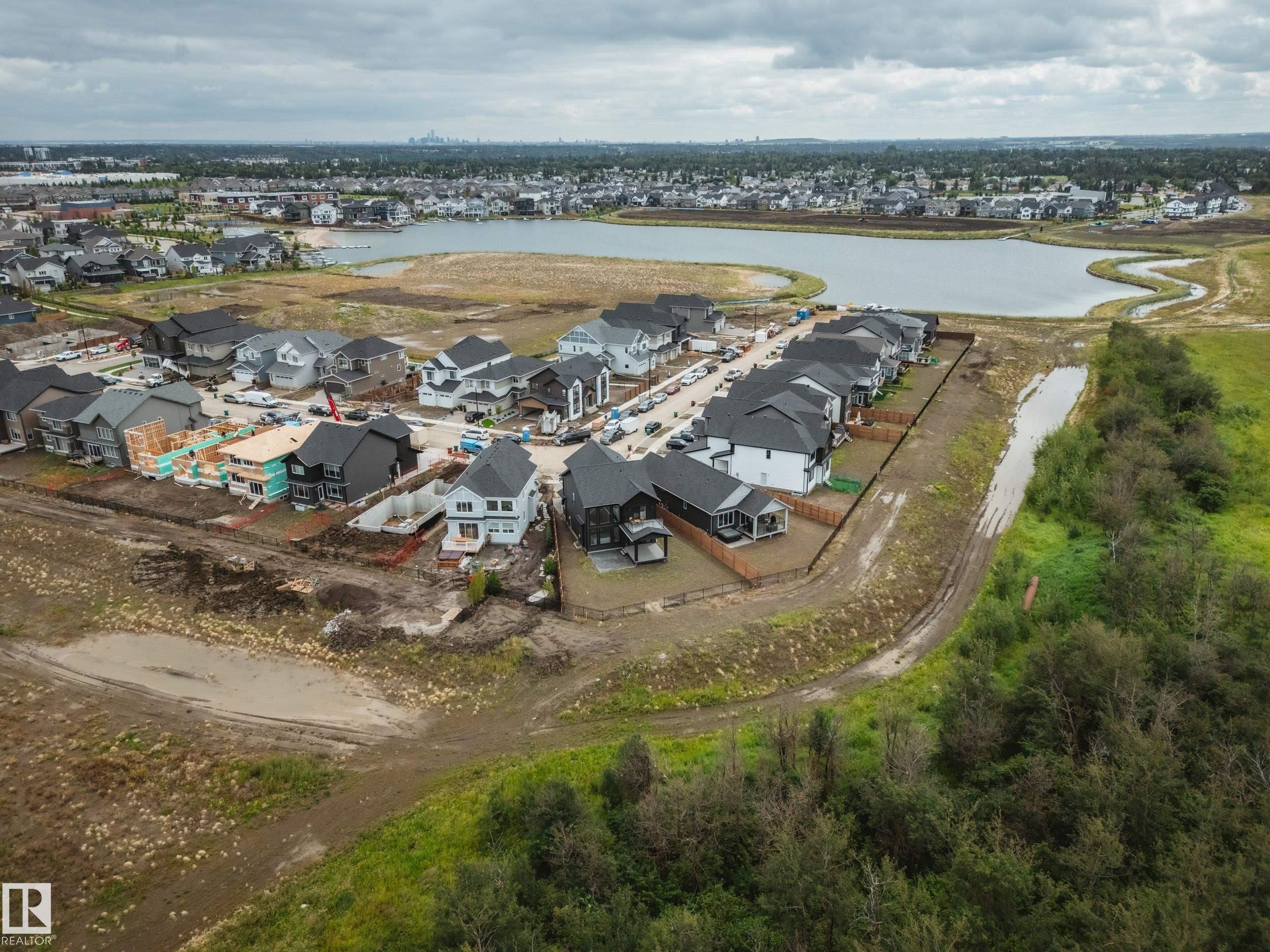 95 Jubilation Drive, St. Albert, AB - Outdoor With Body Of Water With View