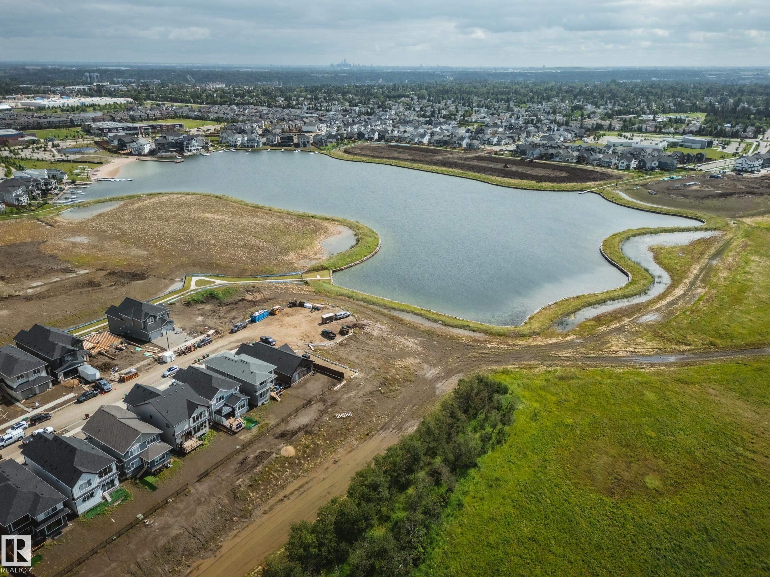 95 Jubilation Drive, St. Albert, AB - Outdoor With Body Of Water With View