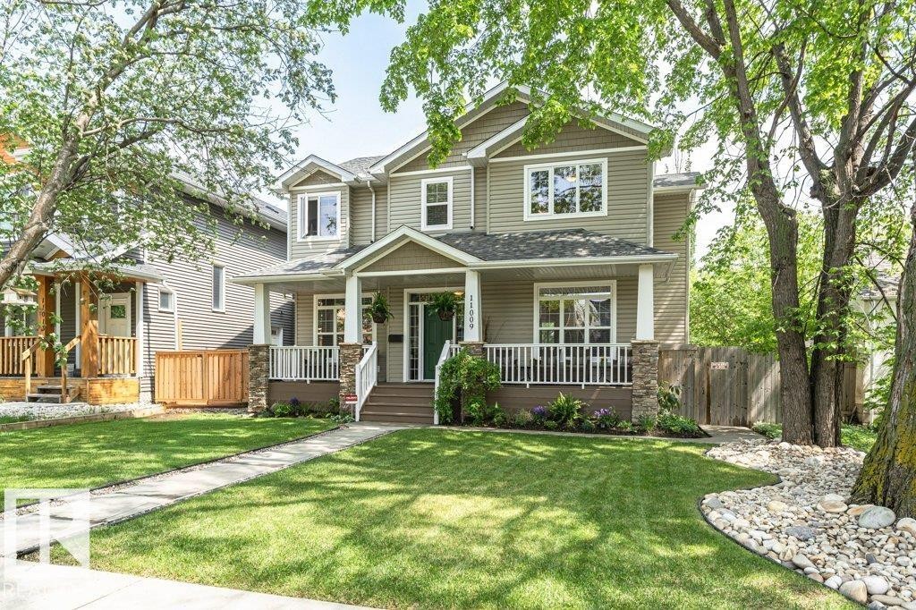11009 131 Street Nw, Edmonton, AB - Outdoor With Deck Patio Veranda With Facade