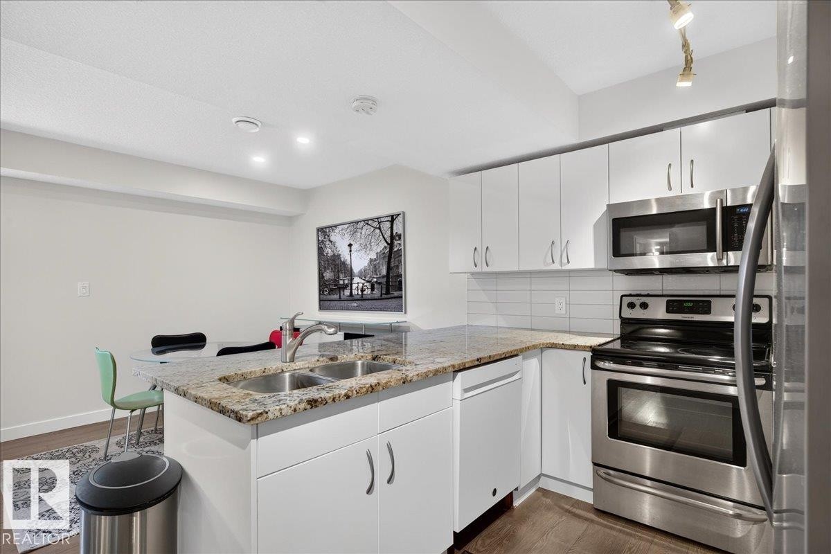 12126 47 Street Nw, Edmonton, AB - Indoor Photo Showing Kitchen With Double Sink