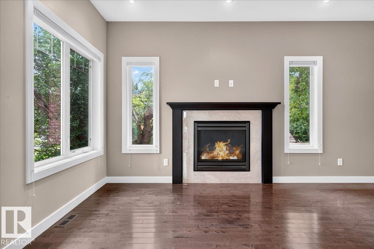 12126 47 Street Nw, Edmonton, AB - Indoor With Fireplace