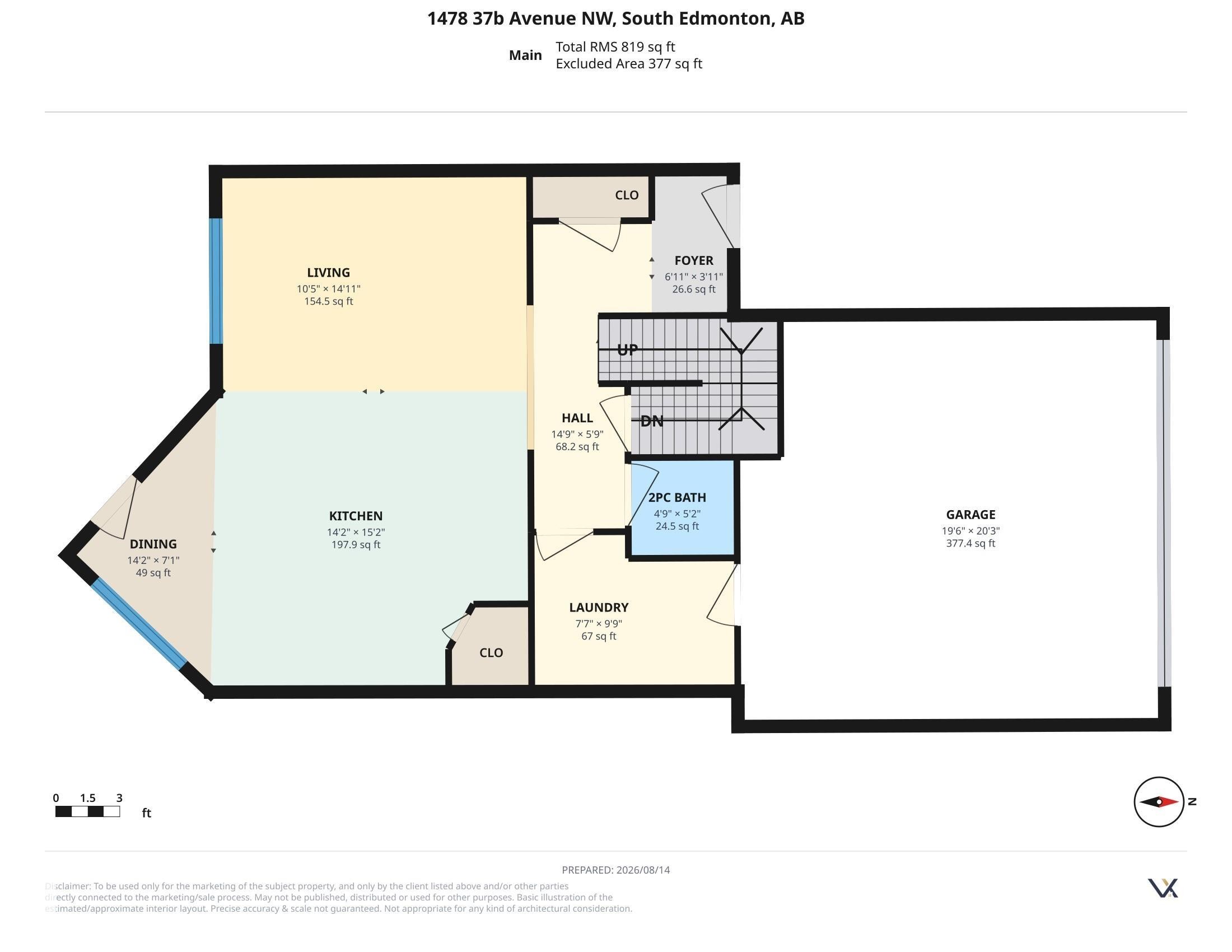 Floor plan - 1478 37B Avenue Nw, Edmonton, AB - Other