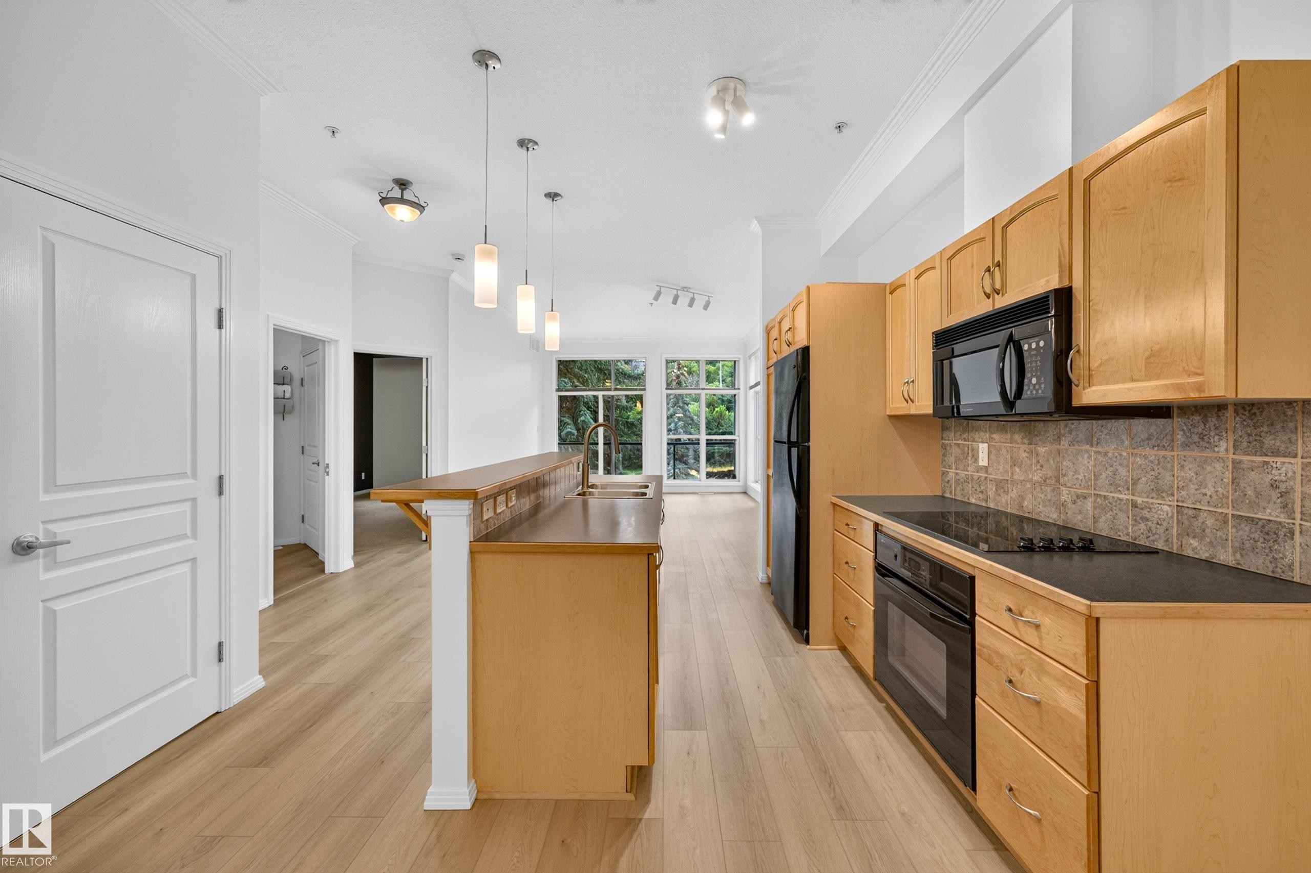 #304 9804 101 St Nw, Edmonton, AB - Indoor Photo Showing Kitchen