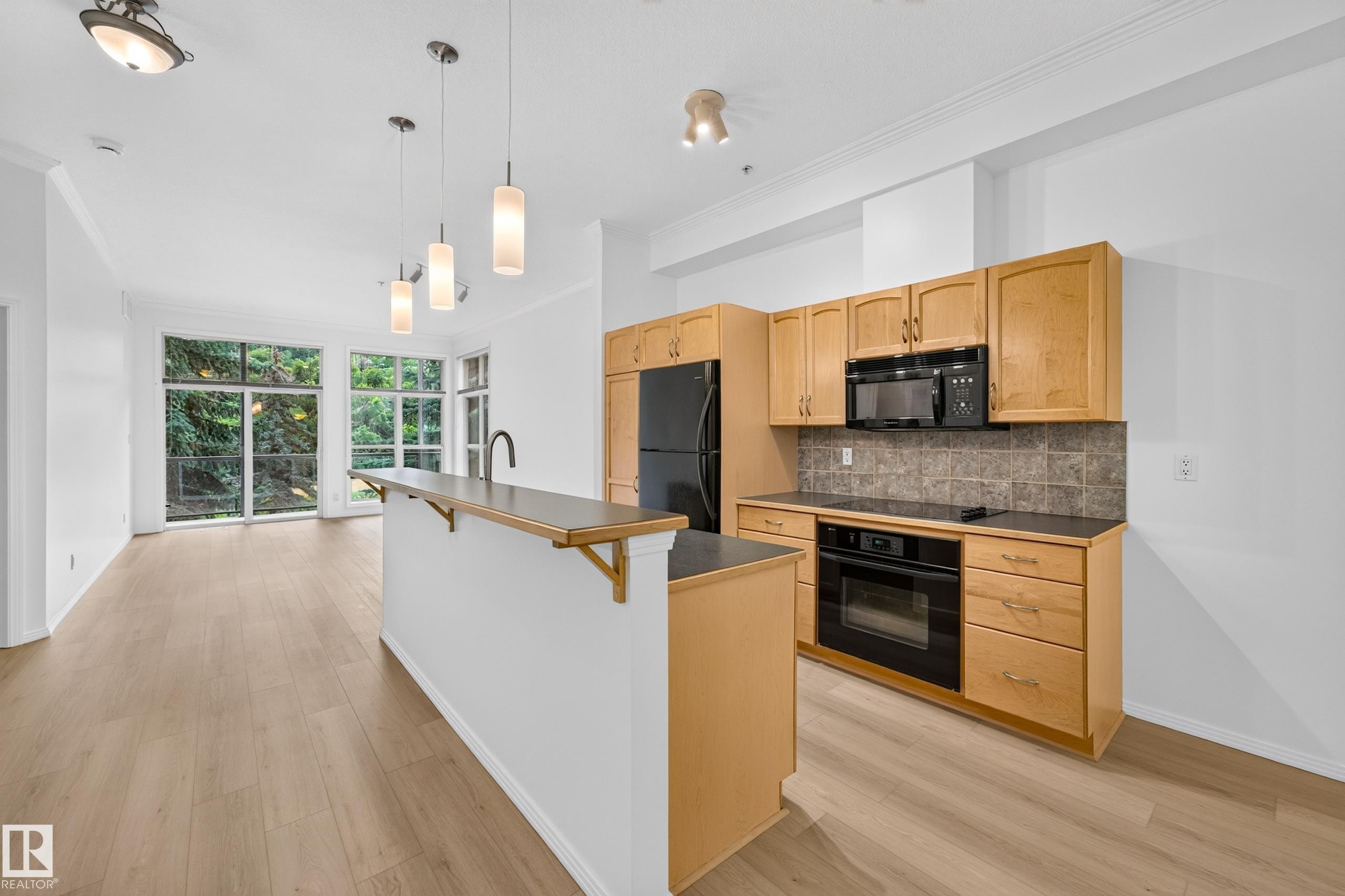 #304 9804 101 St Nw, Edmonton, AB - Indoor Photo Showing Kitchen