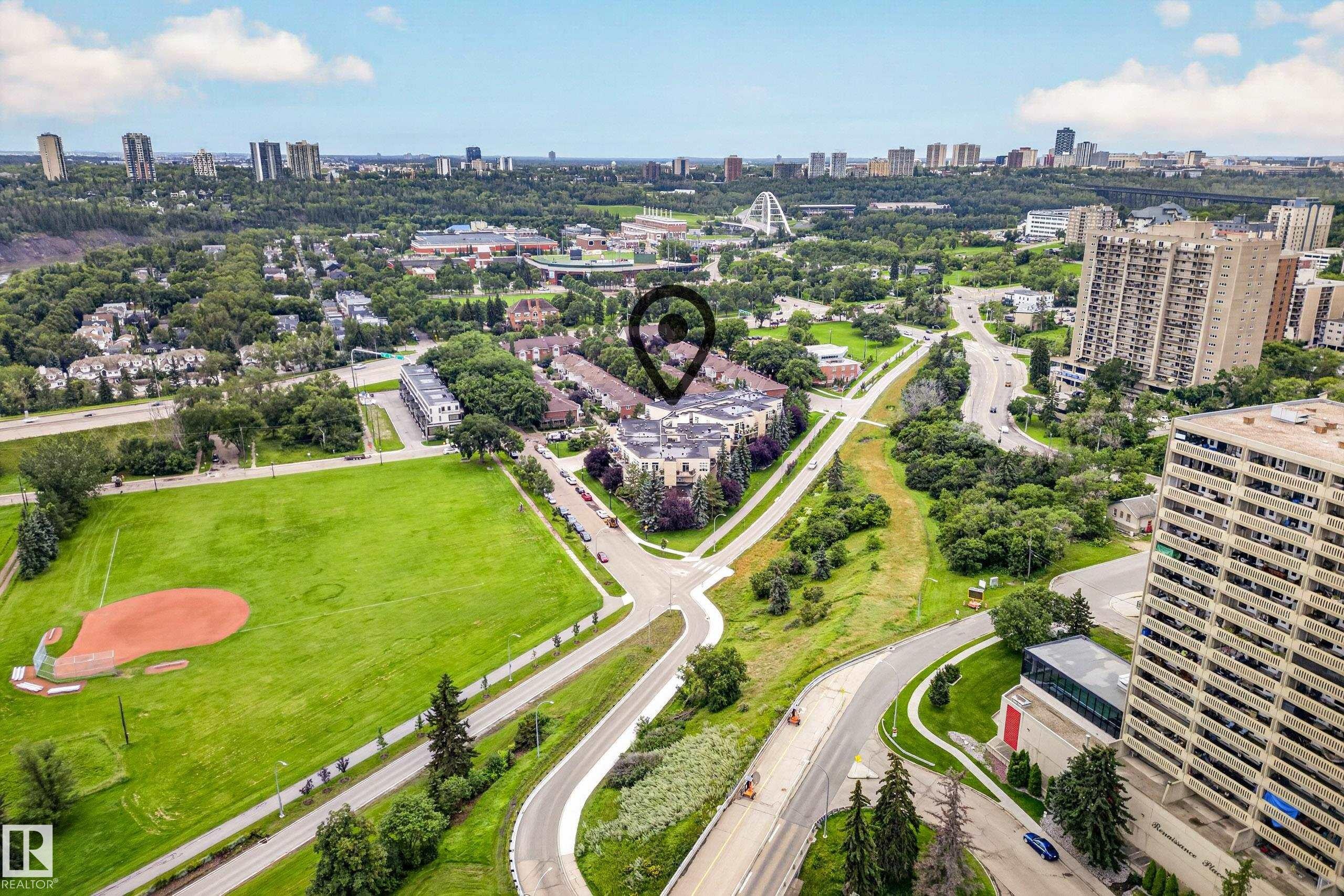 #304 9804 101 St Nw, Edmonton, AB - Outdoor With View