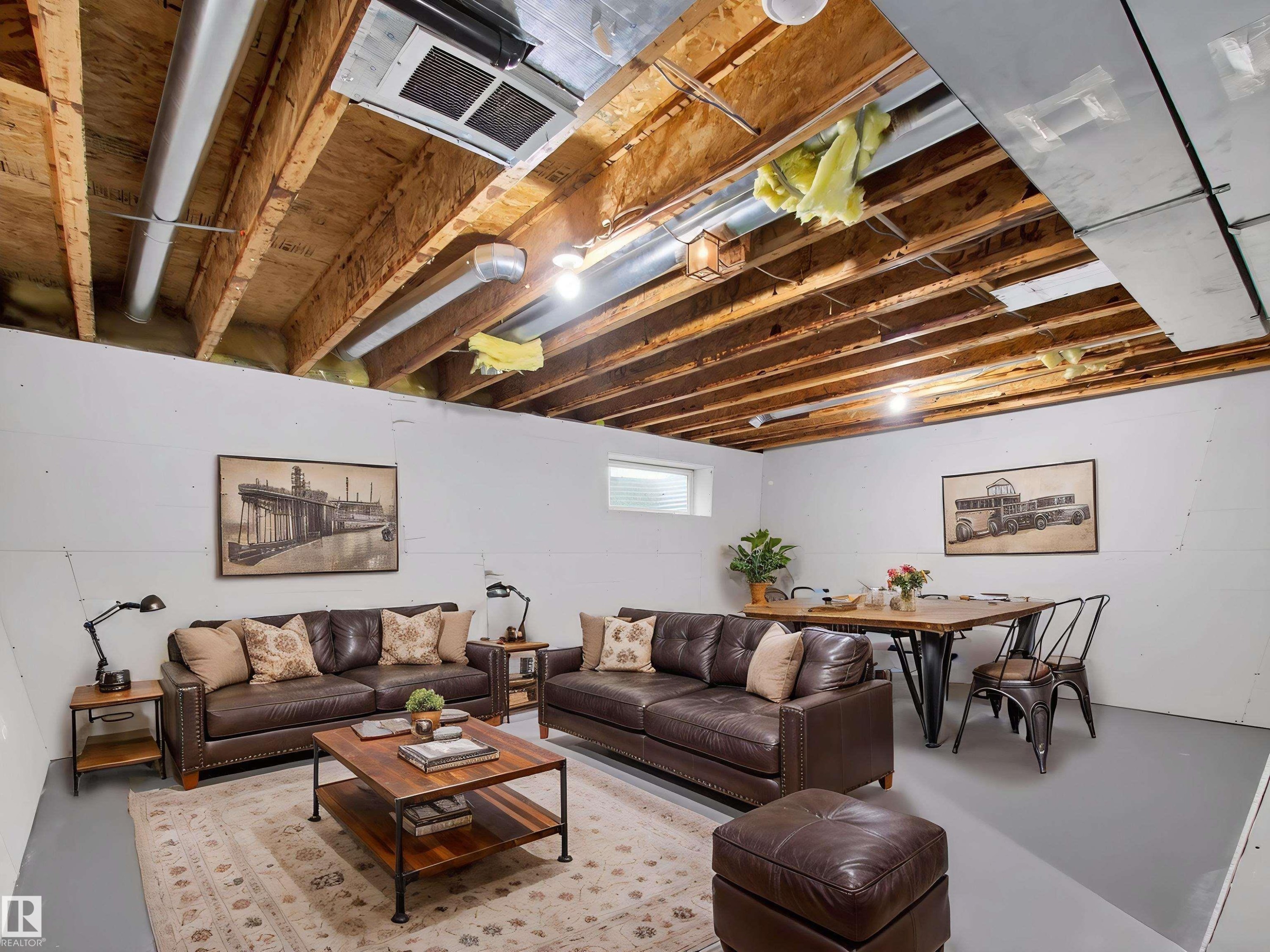 13003 101 Street Nw, Edmonton, AB - Indoor Photo Showing Basement