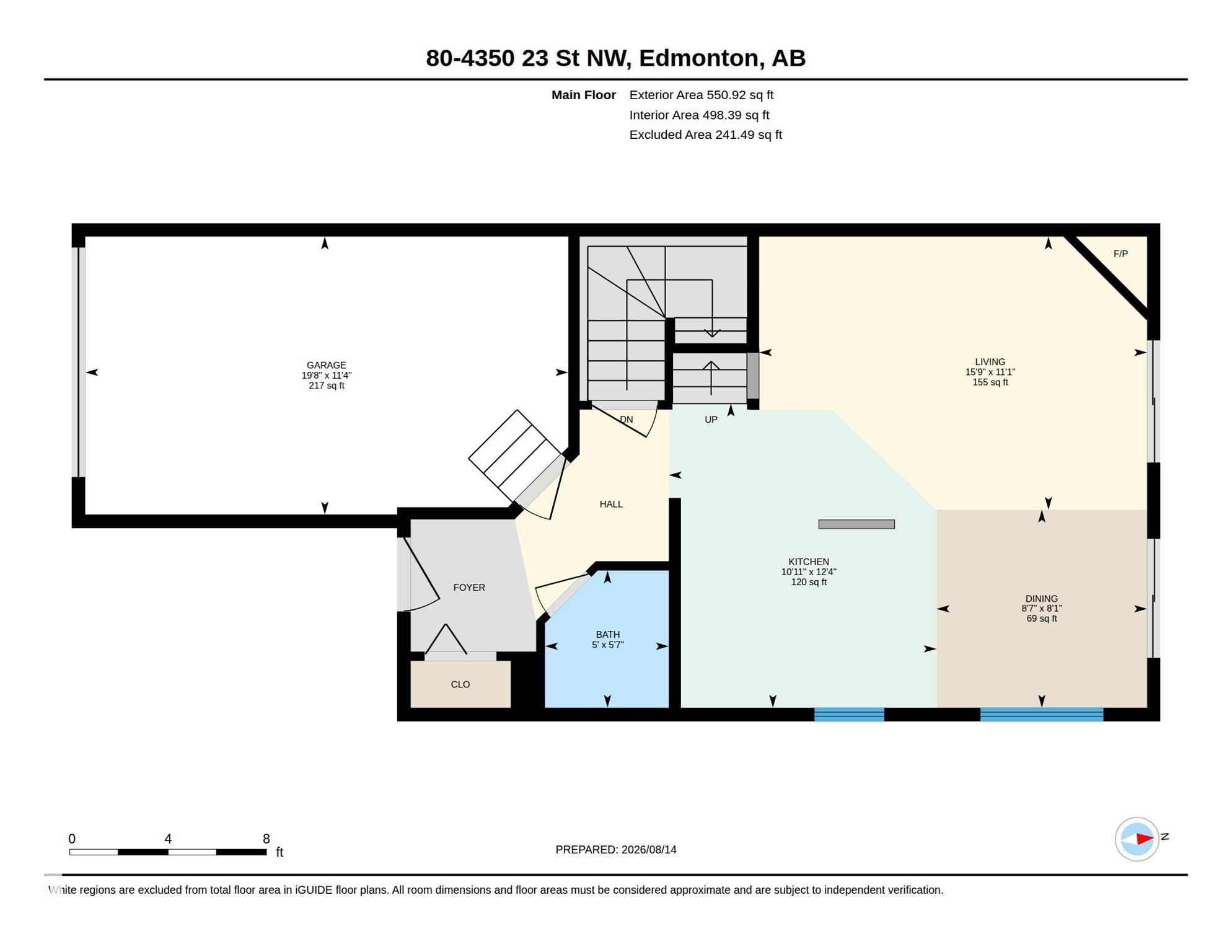 Floor plan - #80 4350 23St Nw, Edmonton, AB - Other