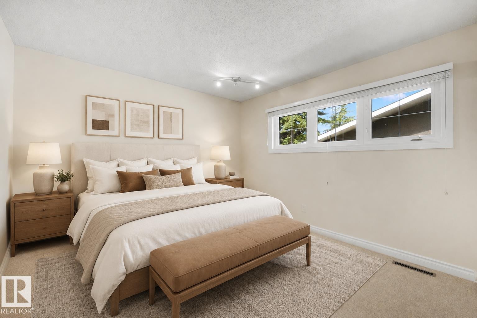 **VIRTUALLY STAGED** - 4139 122 Street Nw, Edmonton, AB - Indoor Photo Showing Bedroom