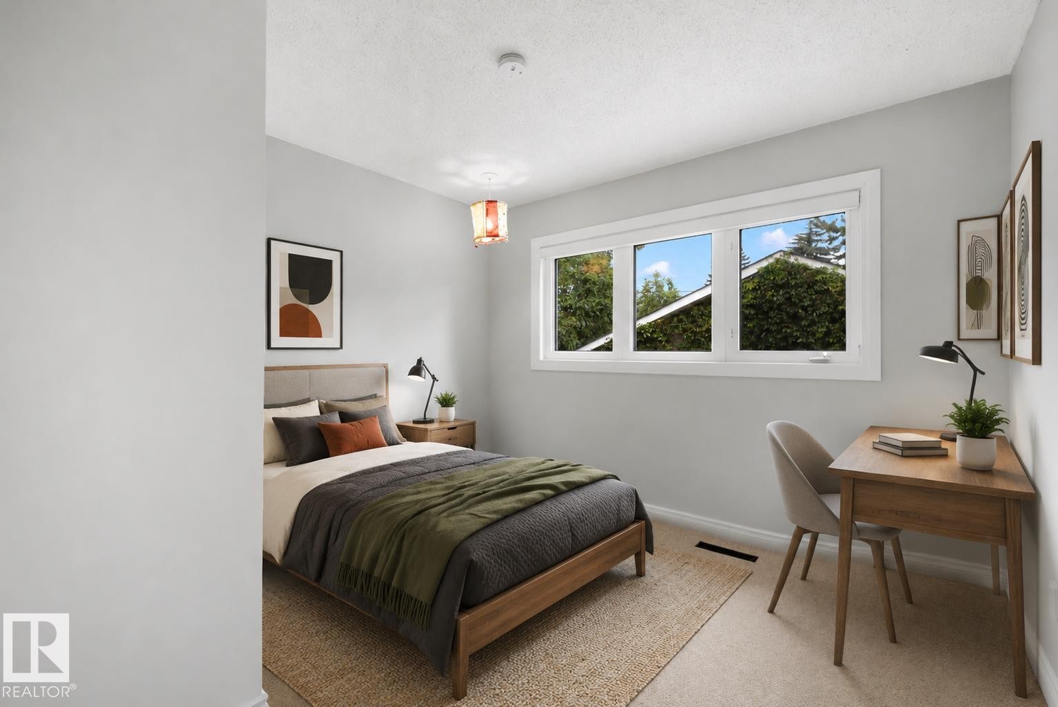 **VIRTUALLY STAGED** - 4139 122 Street Nw, Edmonton, AB - Indoor Photo Showing Bedroom