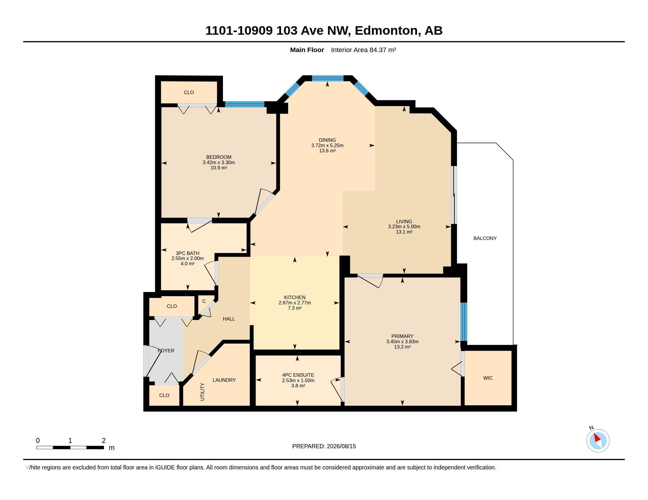 Floor plan - #1101 10909 103 Av Nw, Edmonton, AB - Other