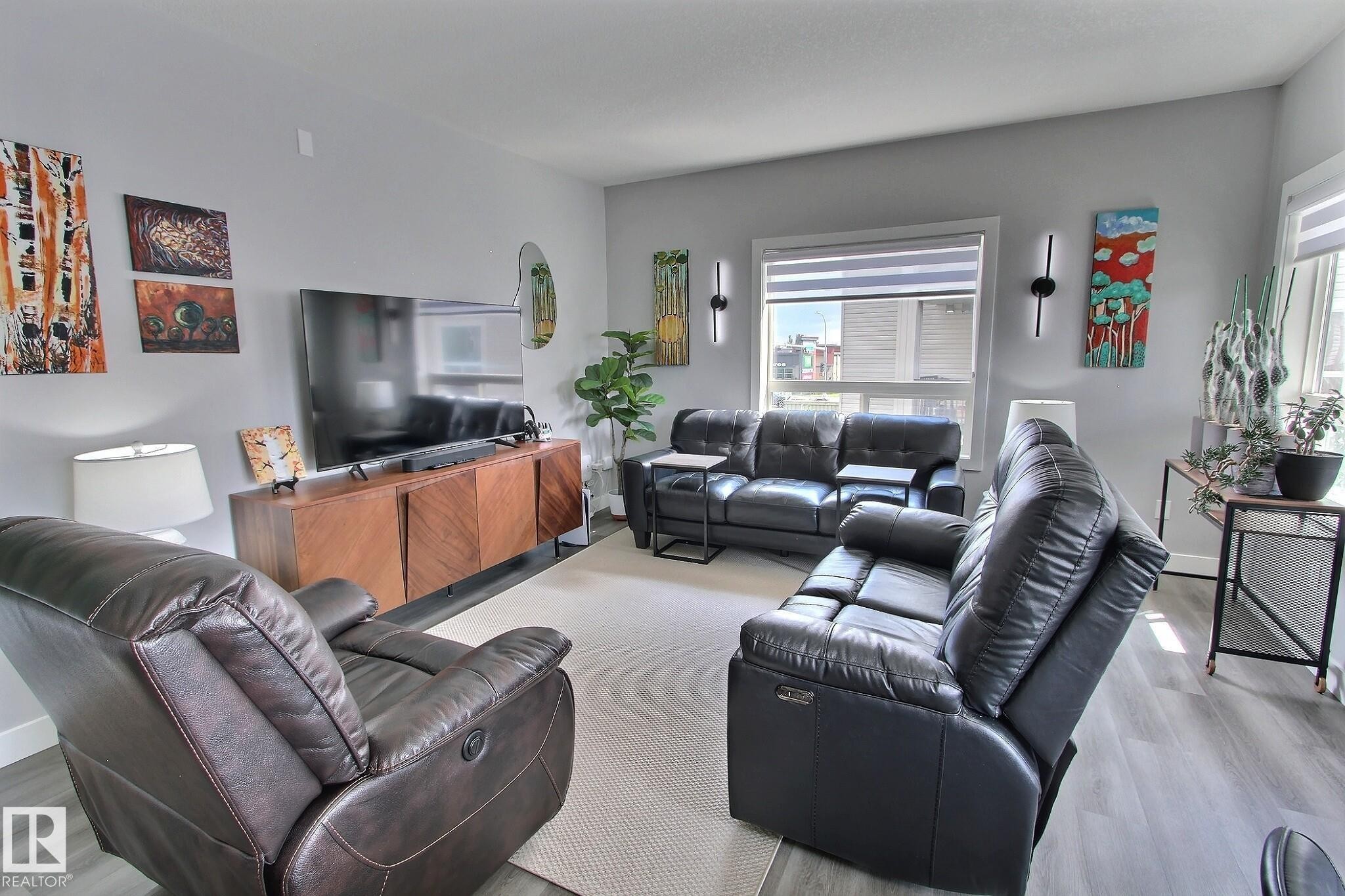 #3207 7347 South Terwillegar Dr Nw, Edmonton, AB - Indoor Photo Showing Living Room